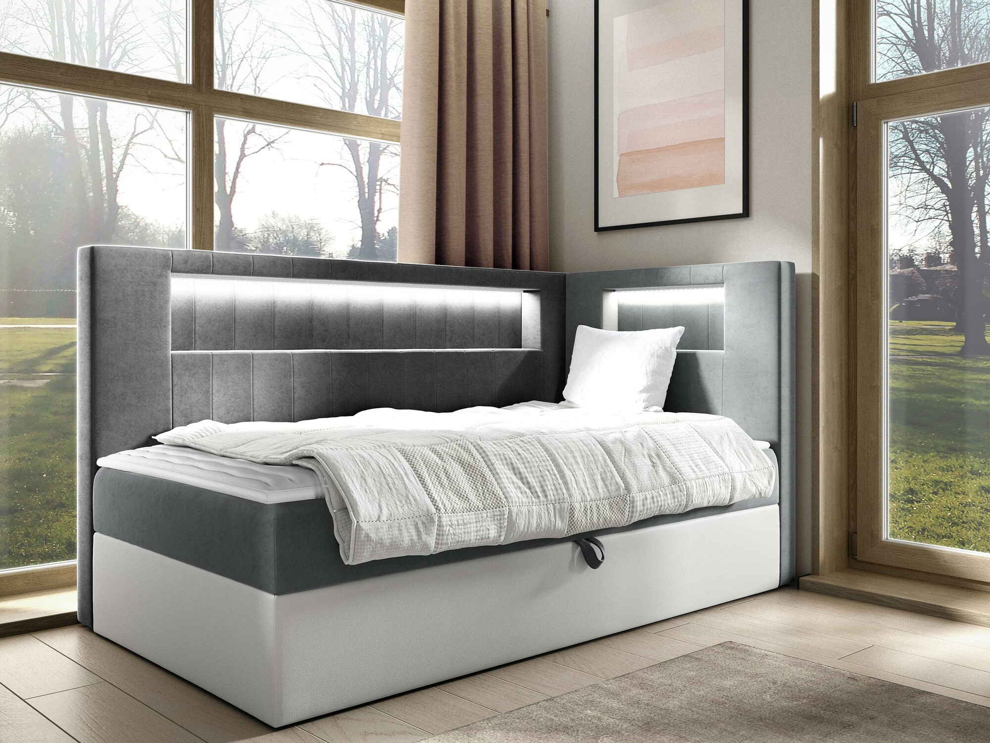 Boxspring Baltimore 172 (Soft 017 + Fresh 14)