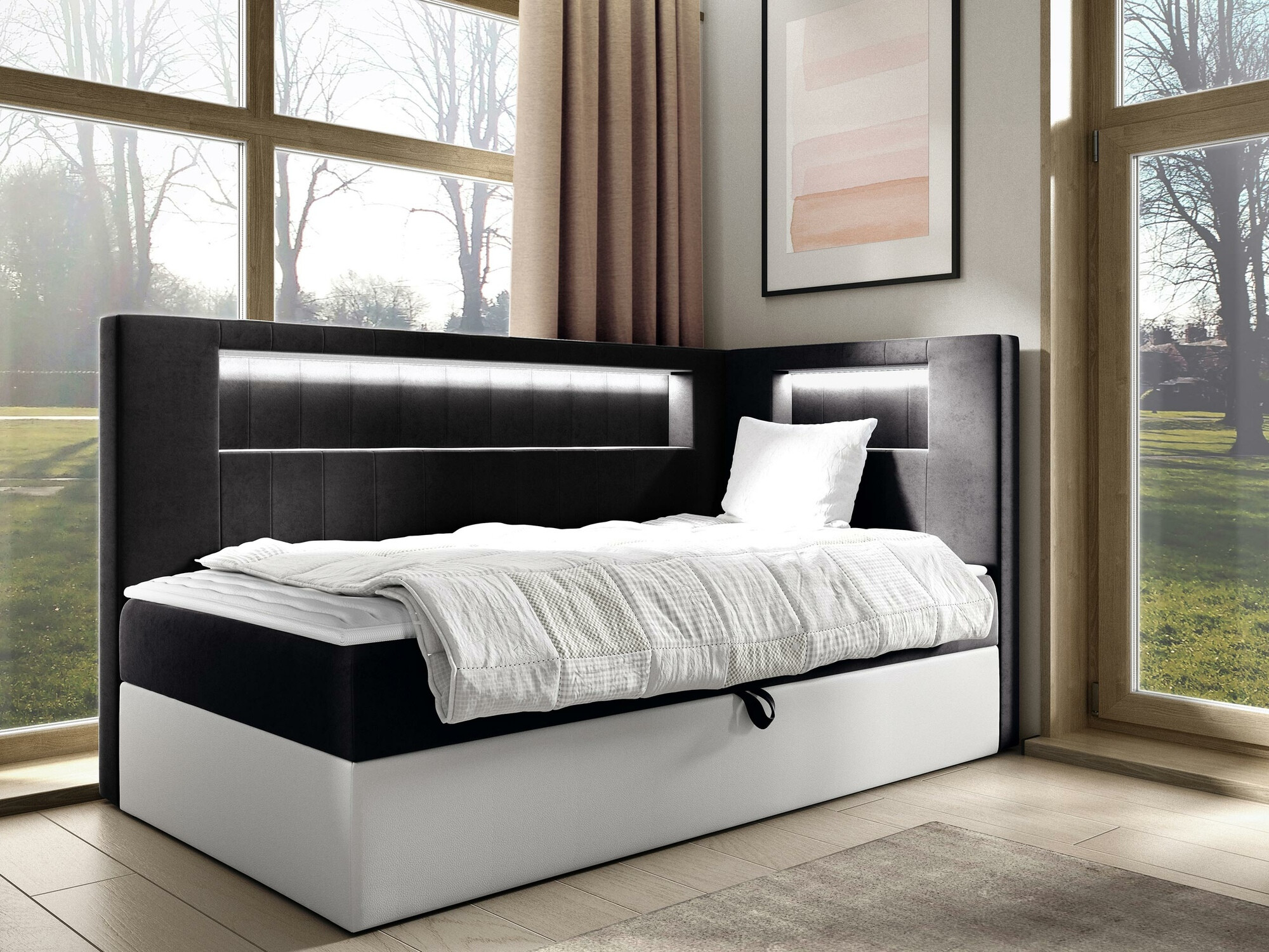 Boxspring Baltimore 172 (Soft 017 + Fresh 17)