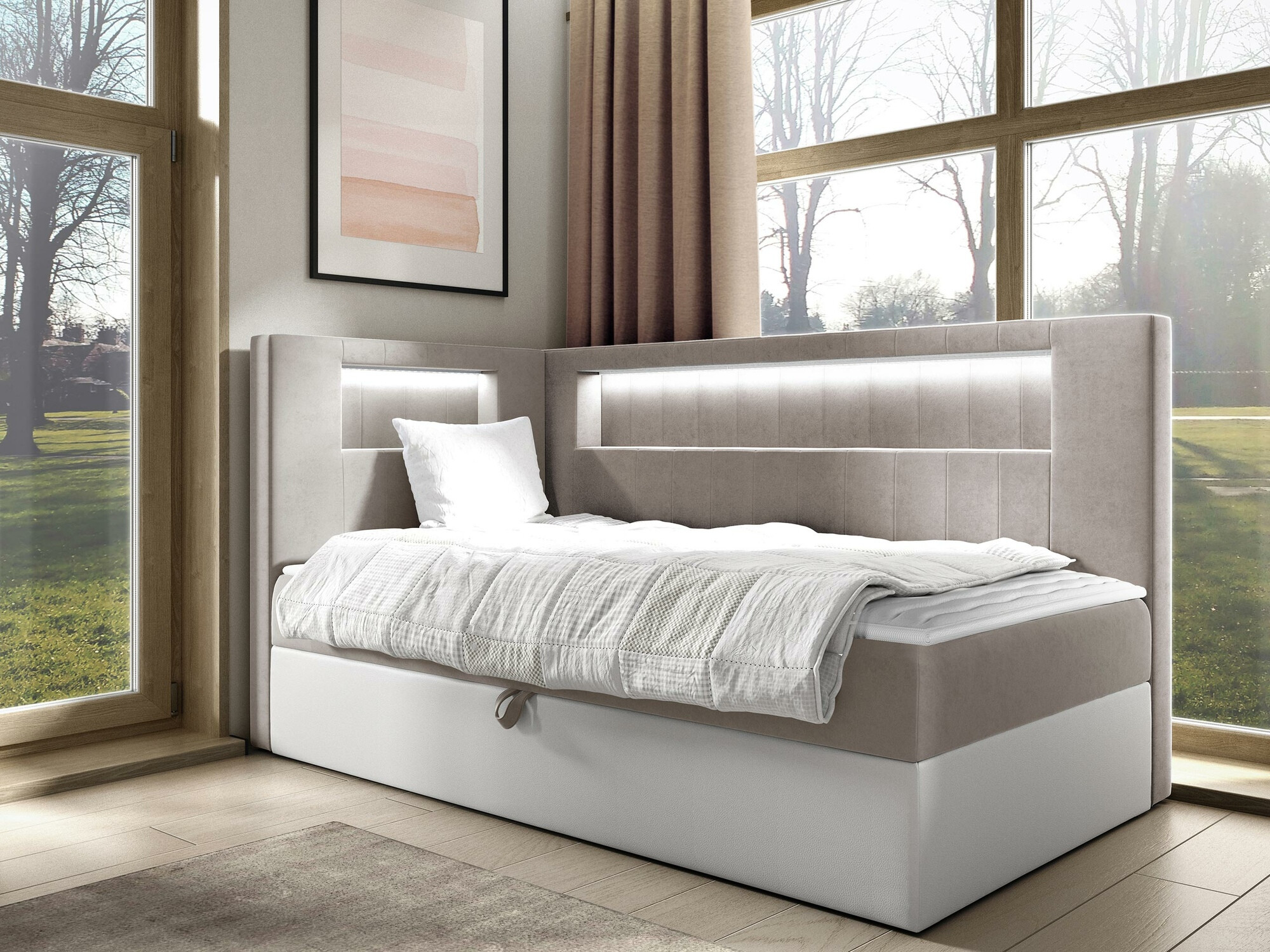Boxspring Baltimore 172 (Soft 017 + Fresh 1)