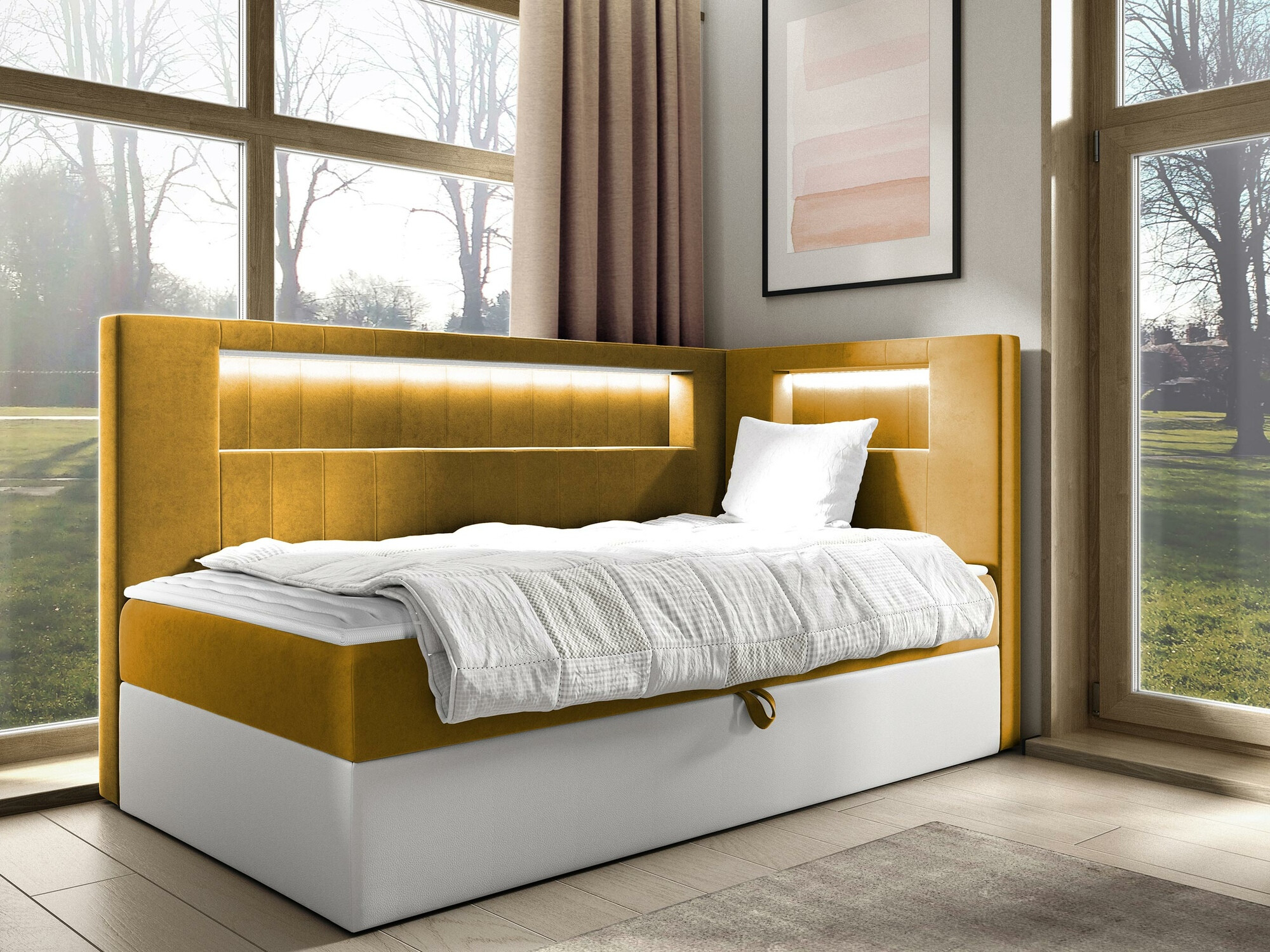 Boxspring Baltimore 172 (Soft 017 + Fresh 37)
