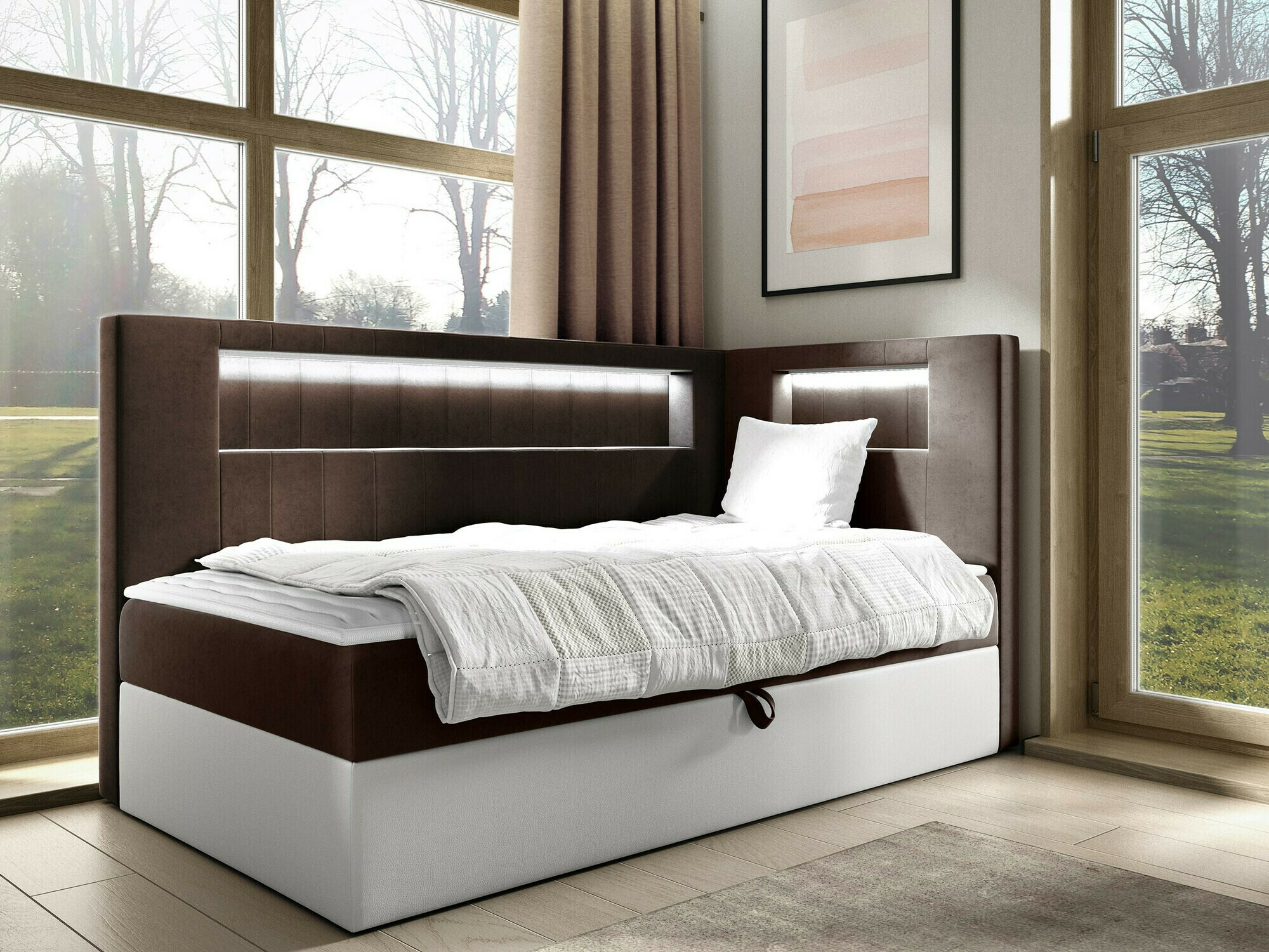 Boxspring Baltimore 172 (Soft 017 + Fresh 4)