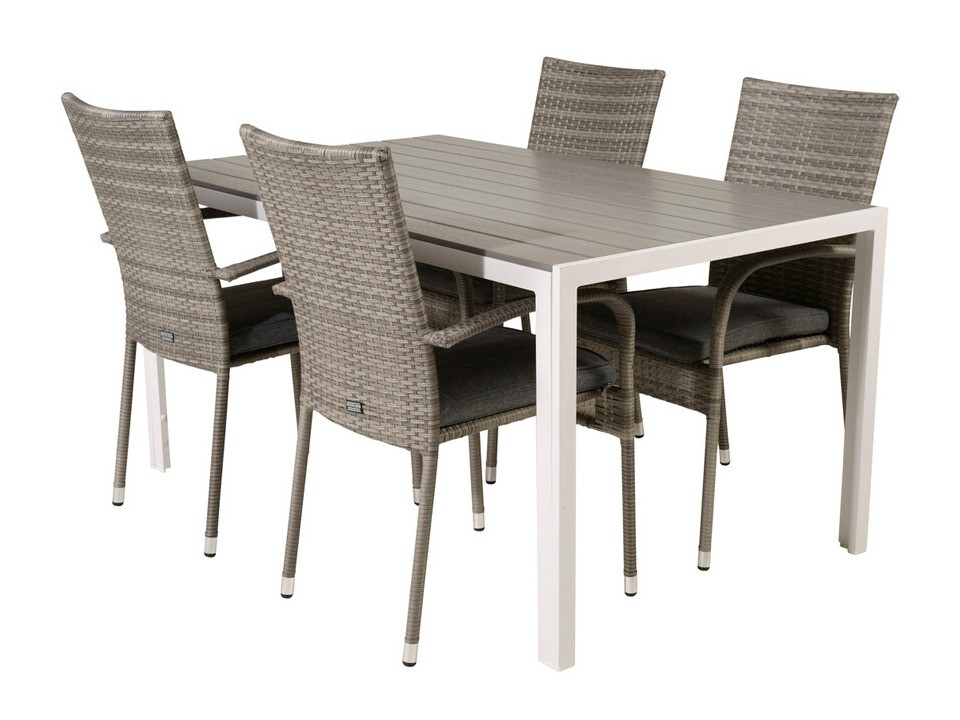 Tafel en stoelen set Dallas 4660