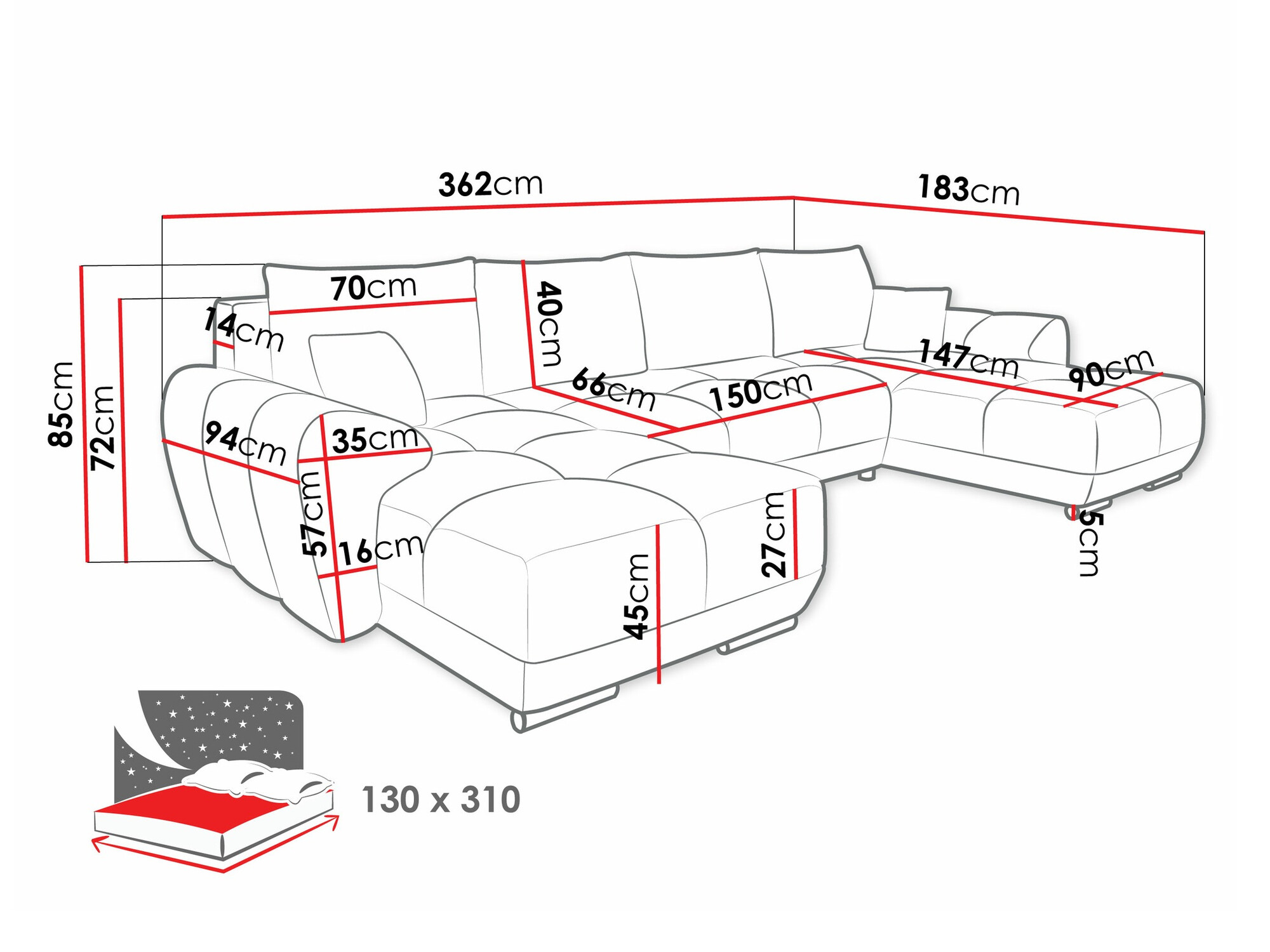 Hoekbank Camden 101 (Velo 635)