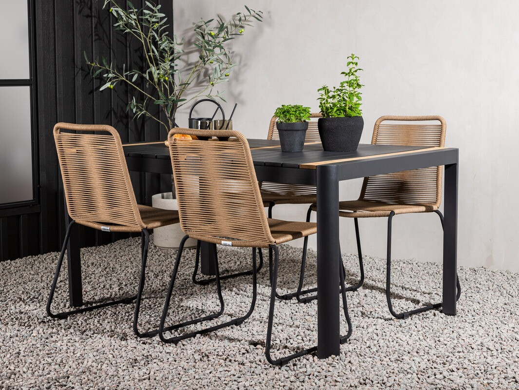 Tafel en stoelen set Dallas 4671