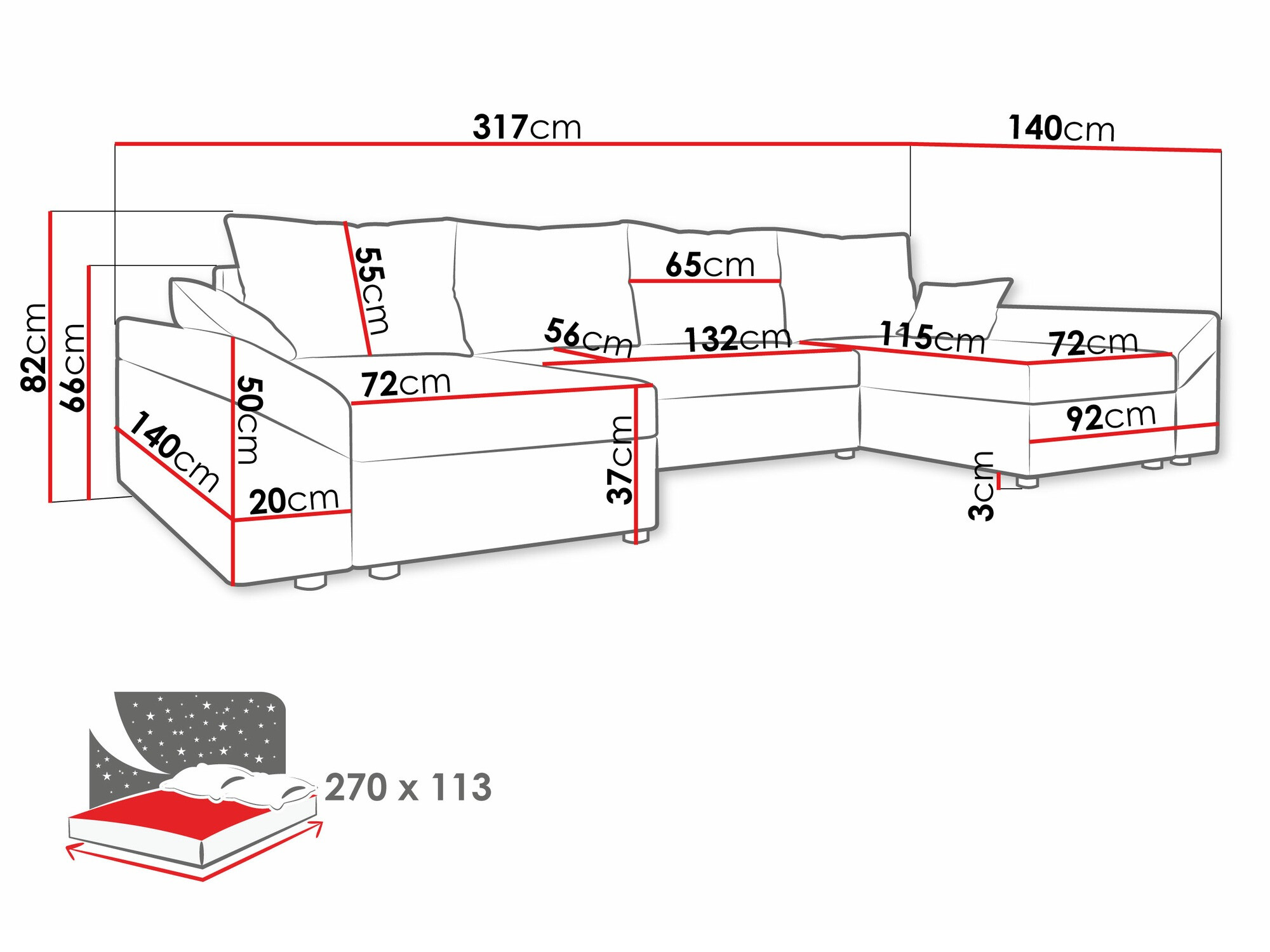 Hoekbank Memphis 105 (Mikrofaza 0009 + Mikrofaza 0010)