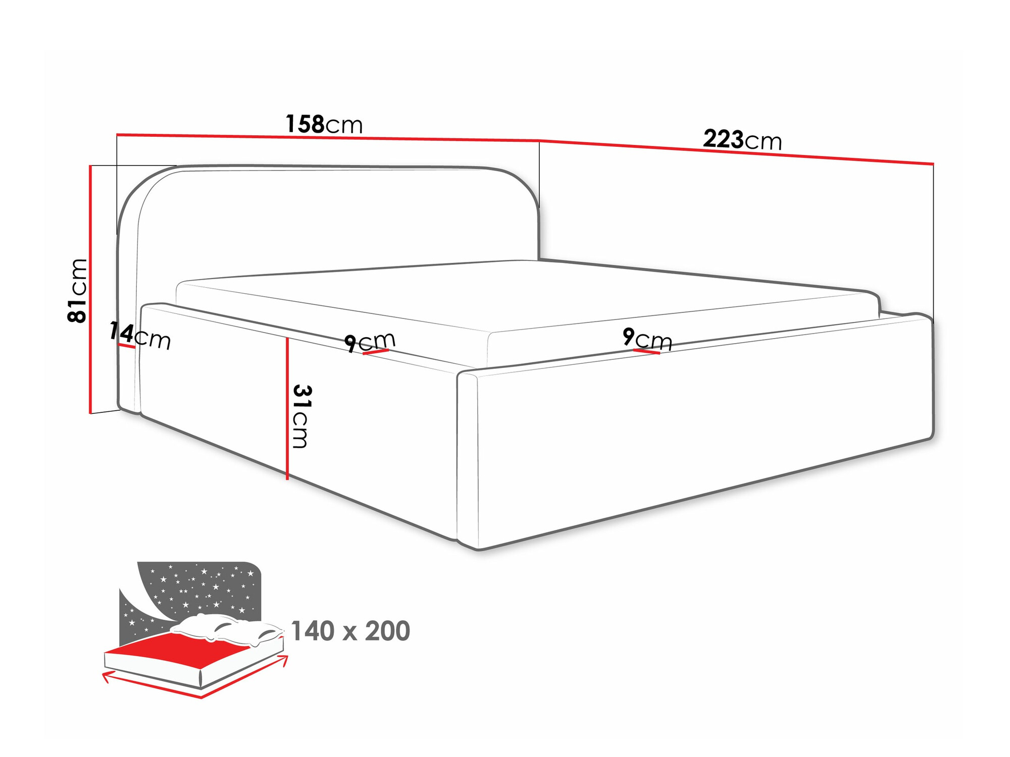 Bed Comfivo 409 (Abriamo 11)