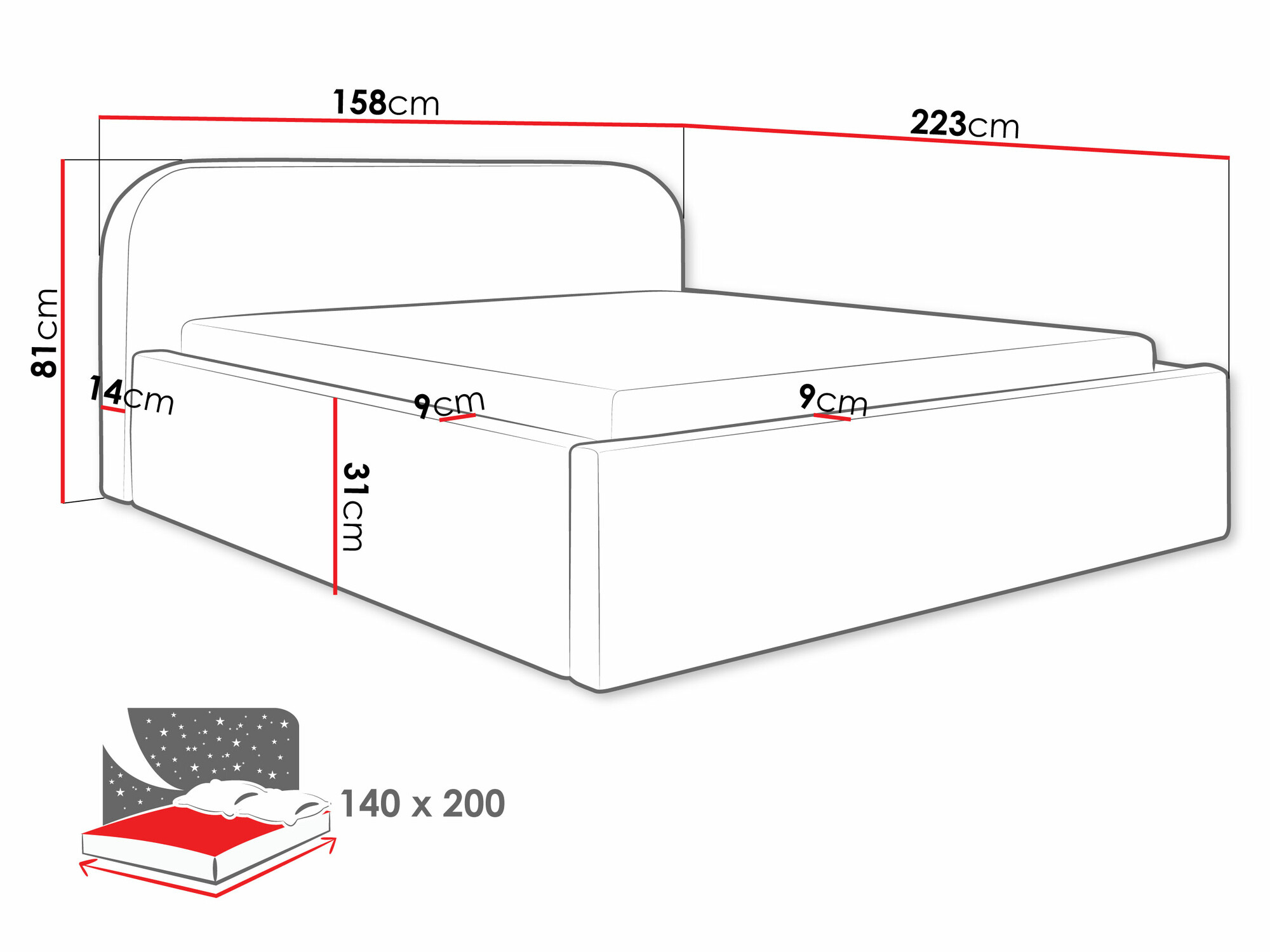 Bed Comfivo 409 (Abriamo 4)