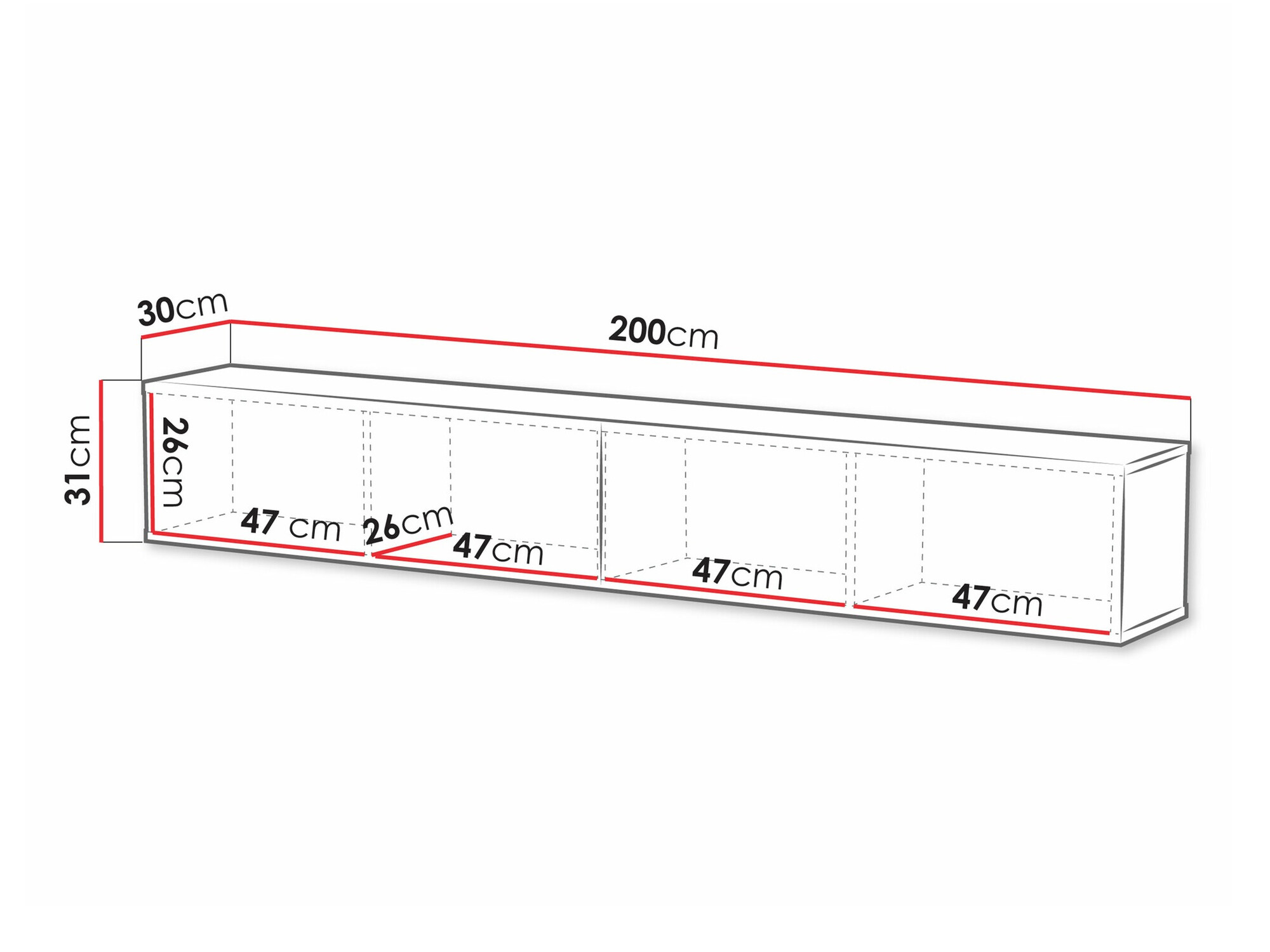 TV-meubel Calveru 101 (Zwart)