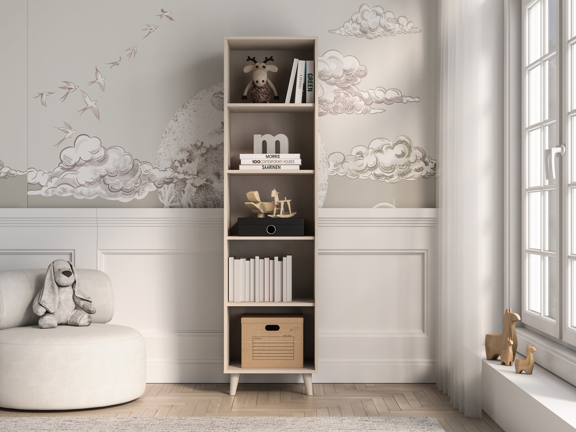 Boekenkast Tortoli 102