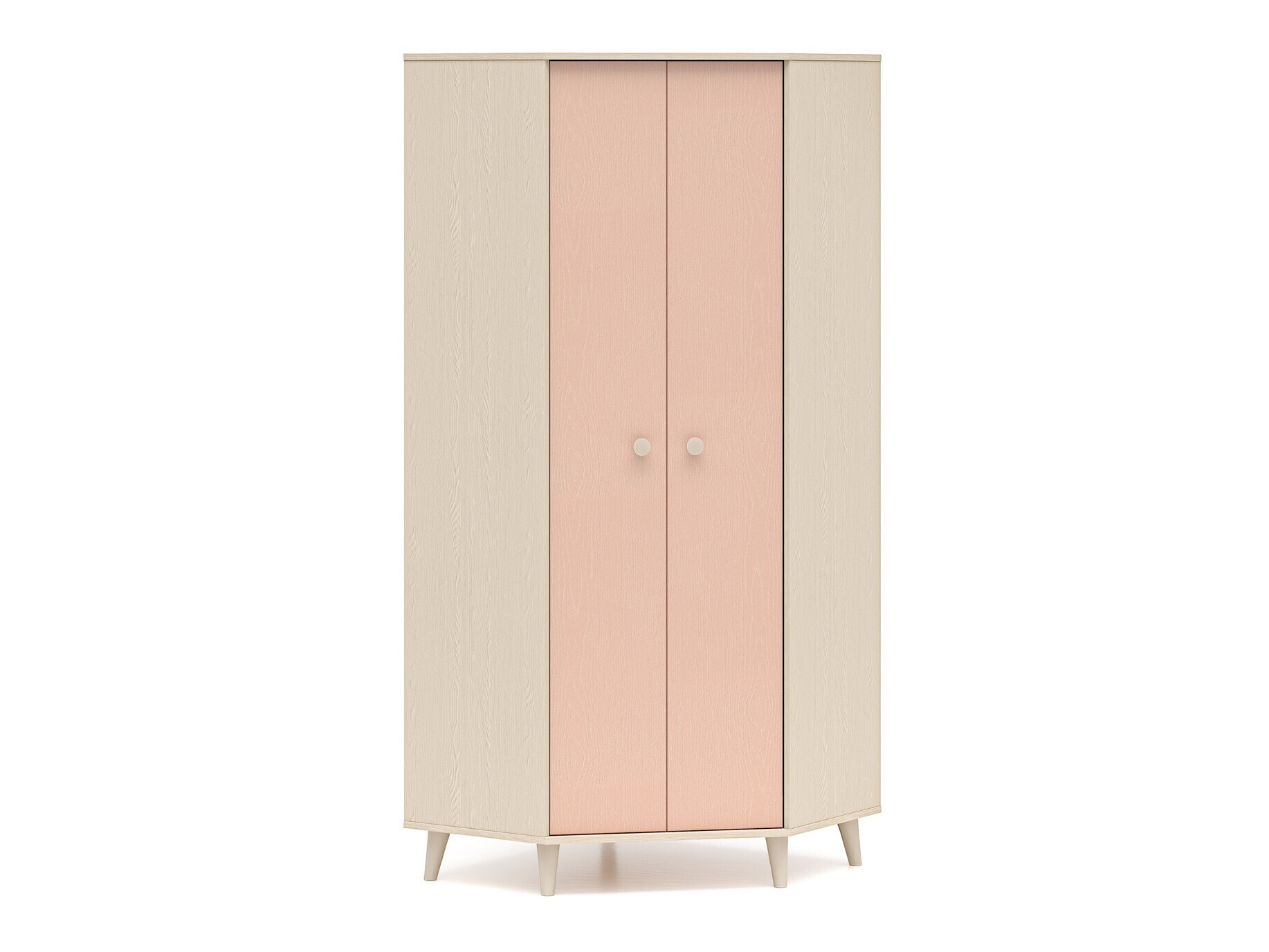 Hoekkledingkast Tortoli 100 (Roze)