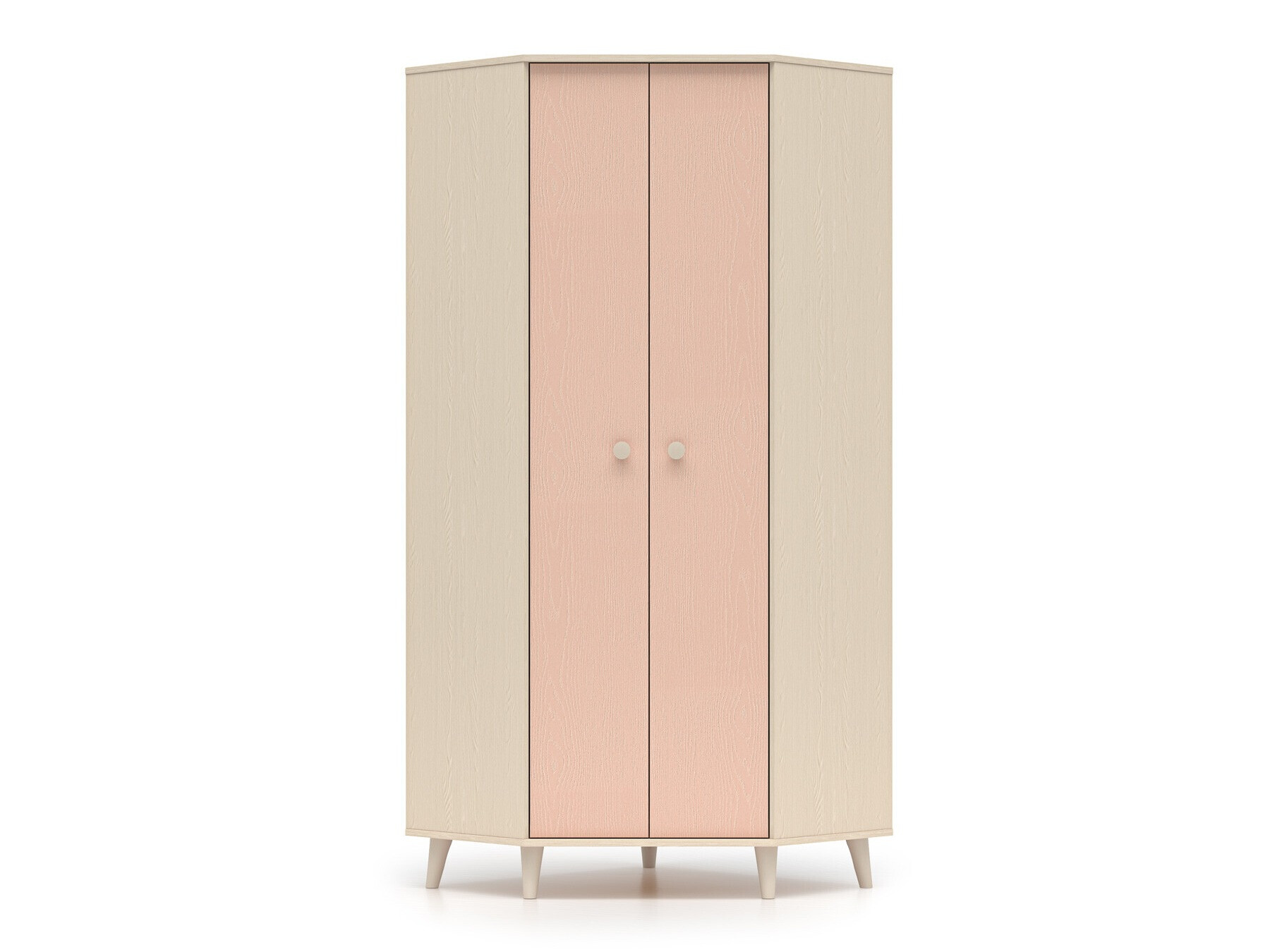 Hoekkledingkast Tortoli 100 (Roze)