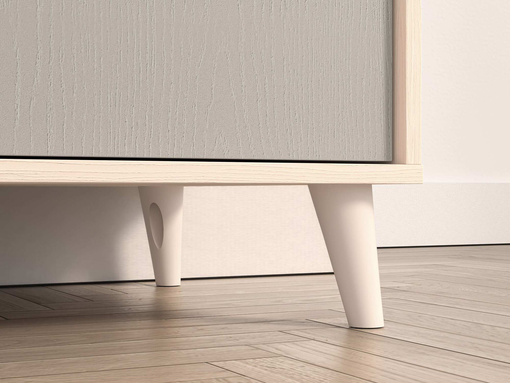 Kledingkast Tortoli 101 (Grijs)