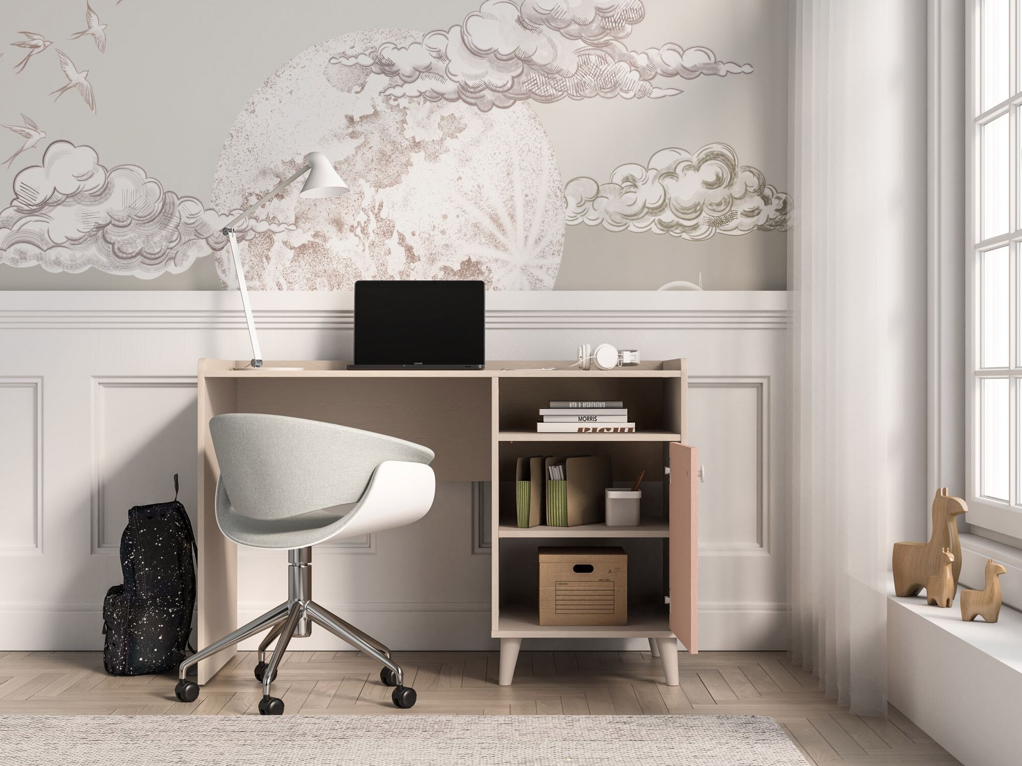 Bureau Tortoli 106 (Roze)