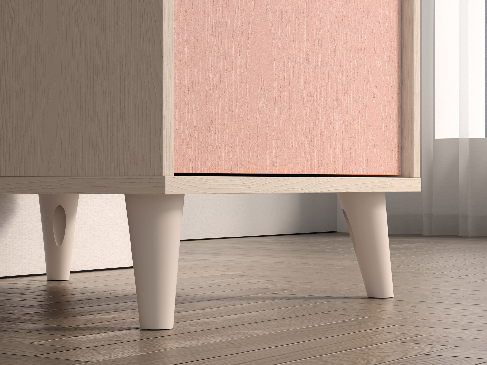 Bureau Tortoli 106 (Roze)