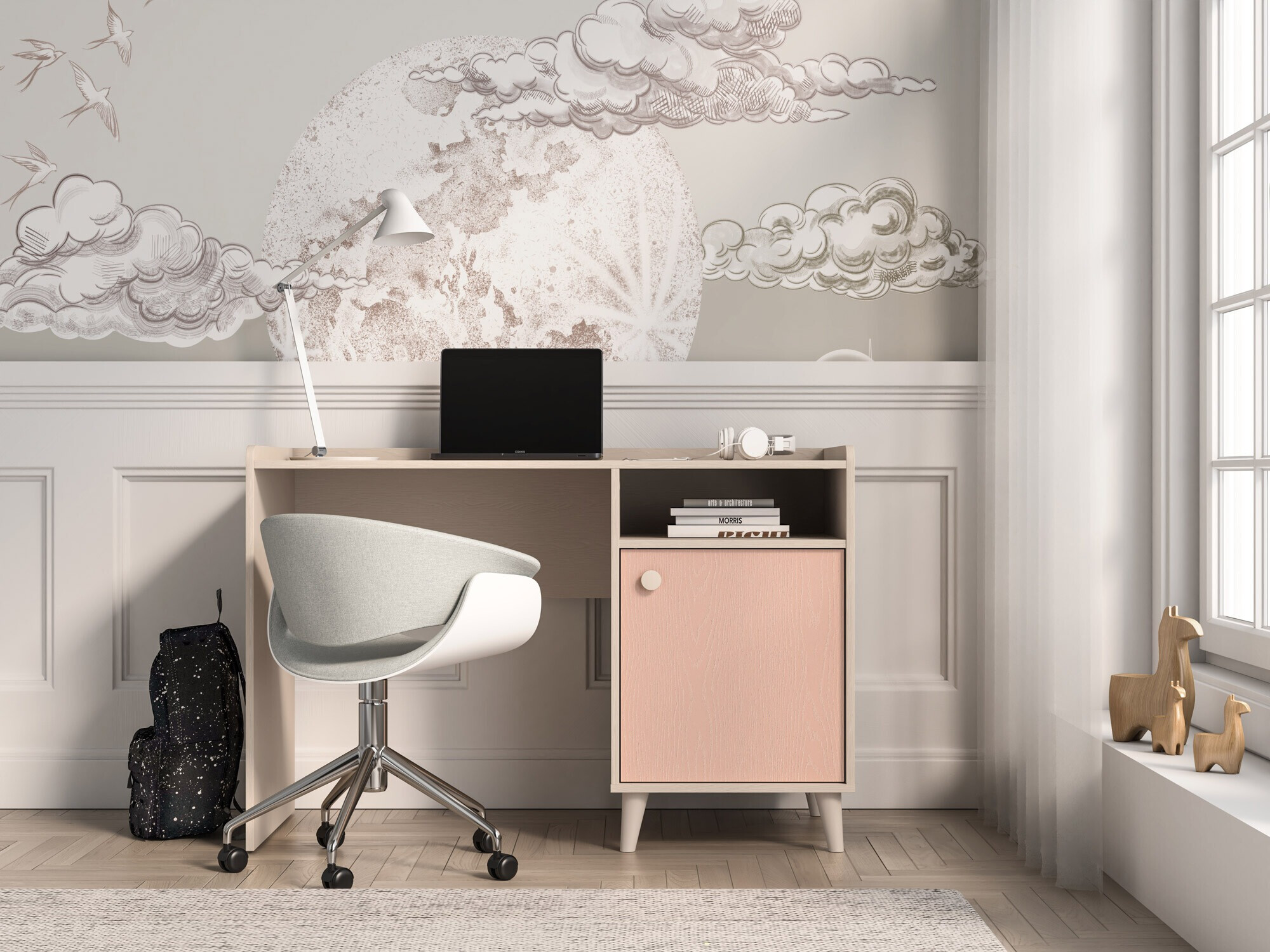 Bureau Tortoli 106 (Roze)