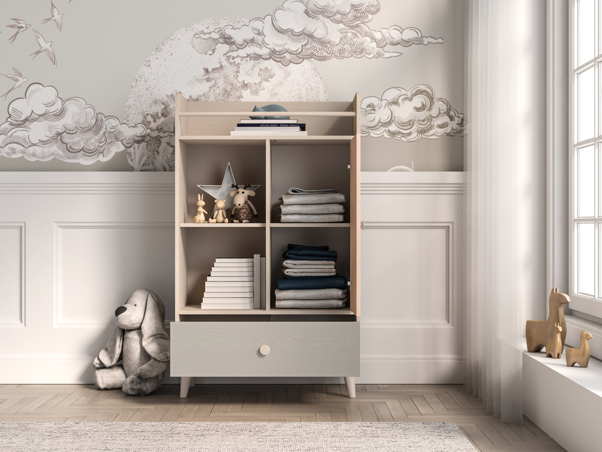 Dressoir Tortoli 103 (Grijs)