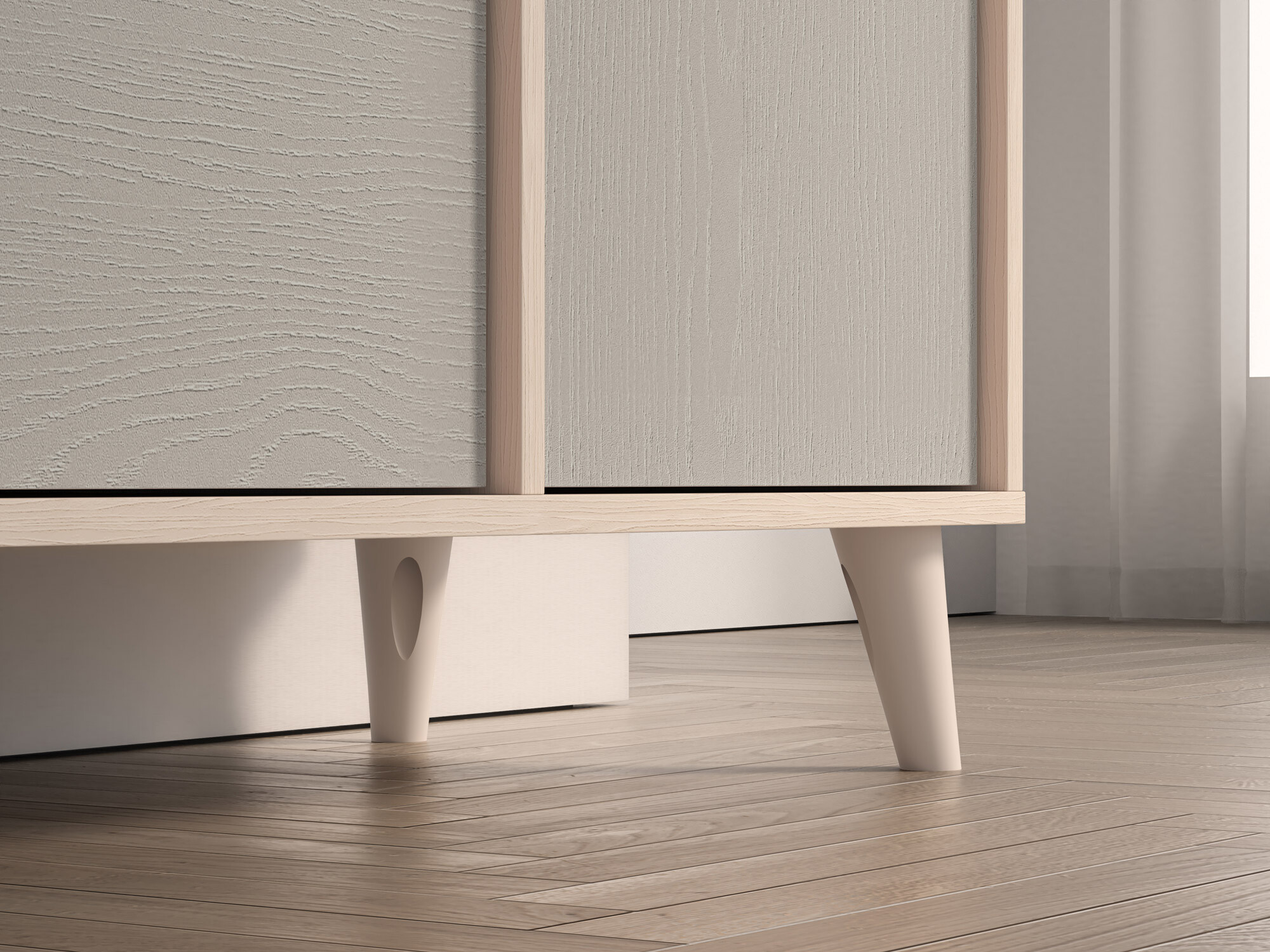 Ladekast Tortoli 104 (Grijs)