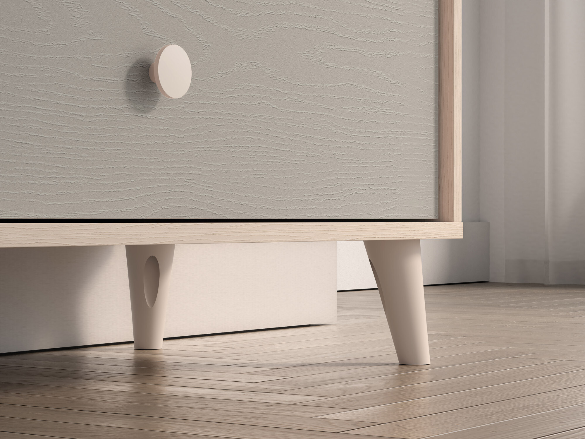 Ladekast Tortoli 105 (Grijs)