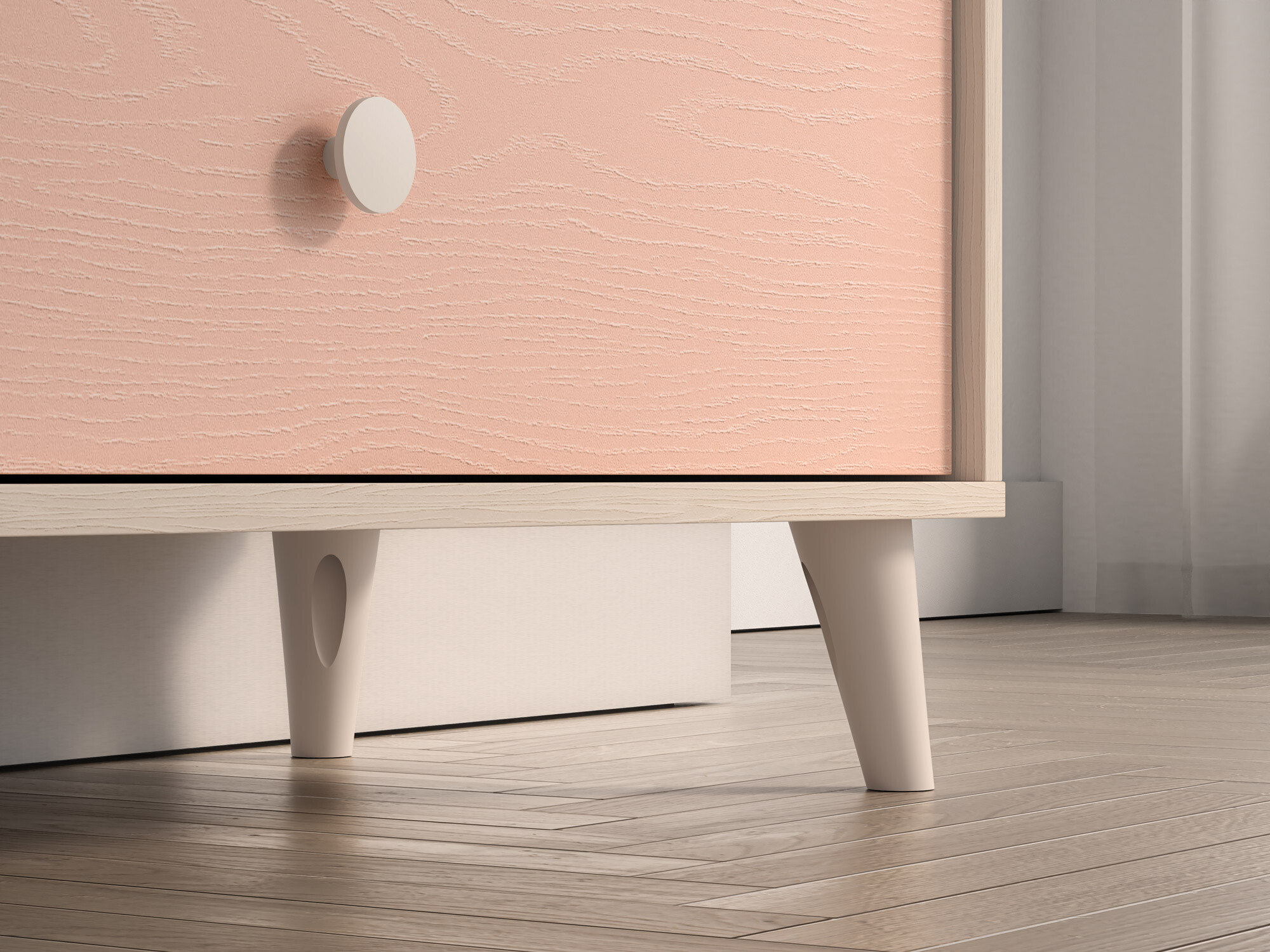 Ladekast Tortoli 105 (Roze)