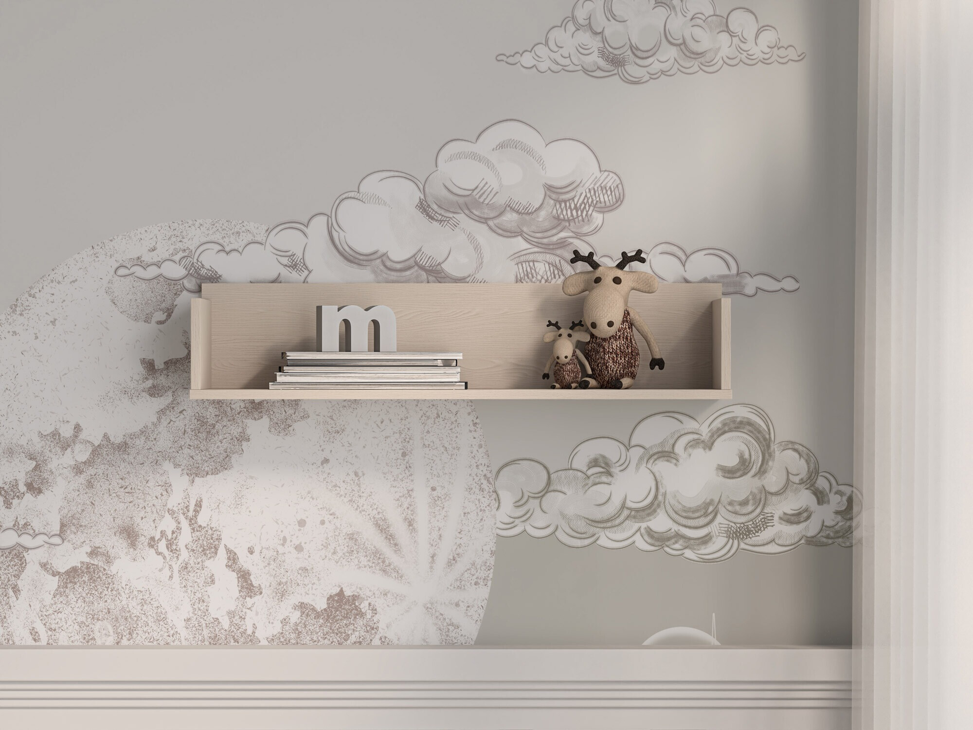 Wandplank Tortoli 109