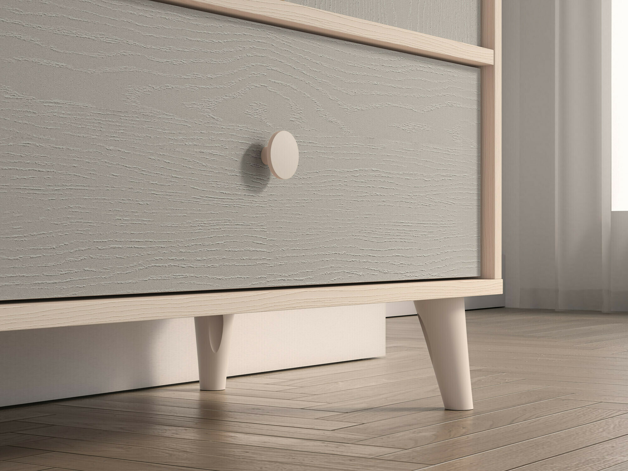 De reeks van de kinderkamer Tortoli 115 (Grijs)