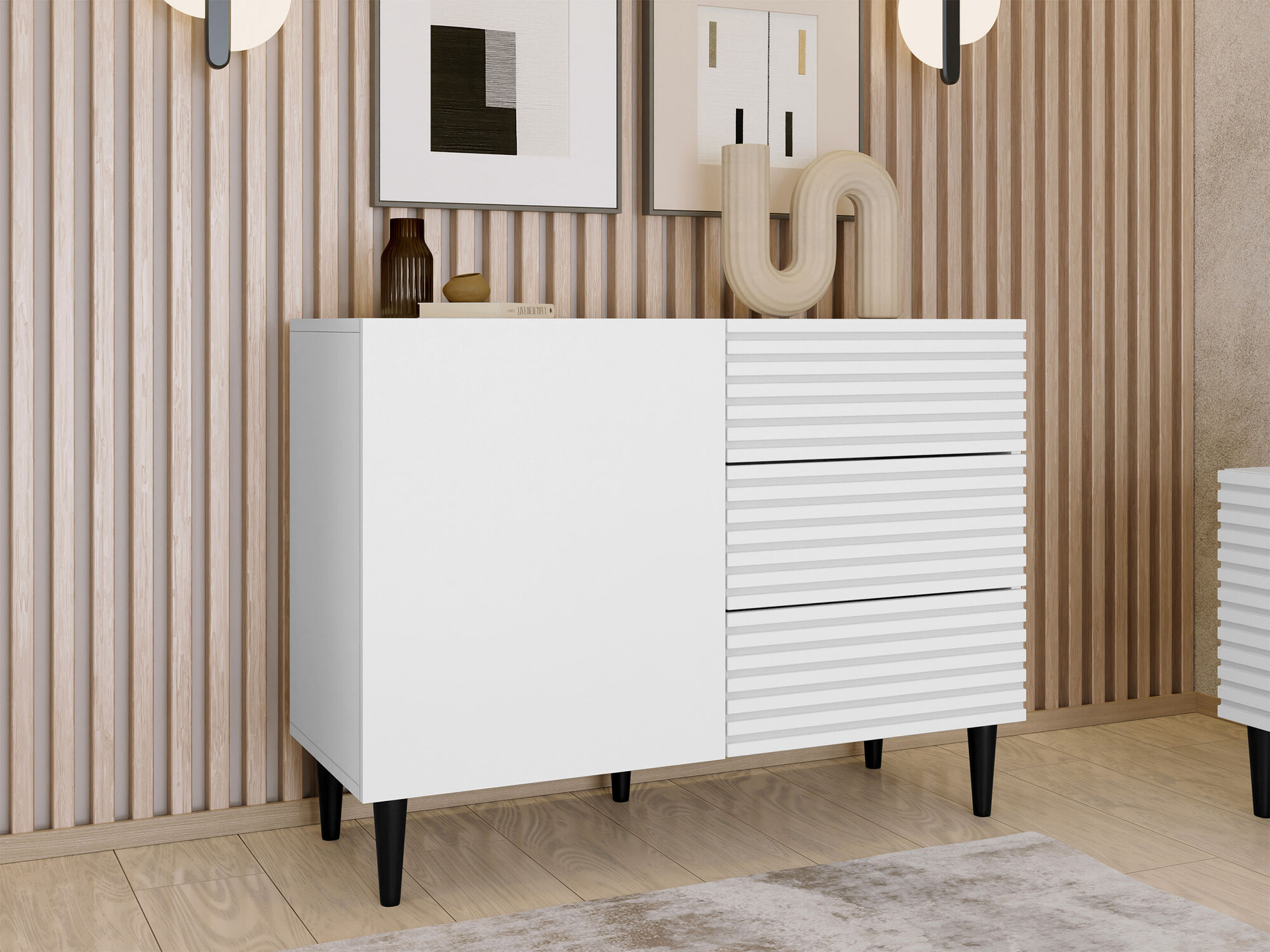 Ladekast Comfivo Mavmono 100 (Wit)