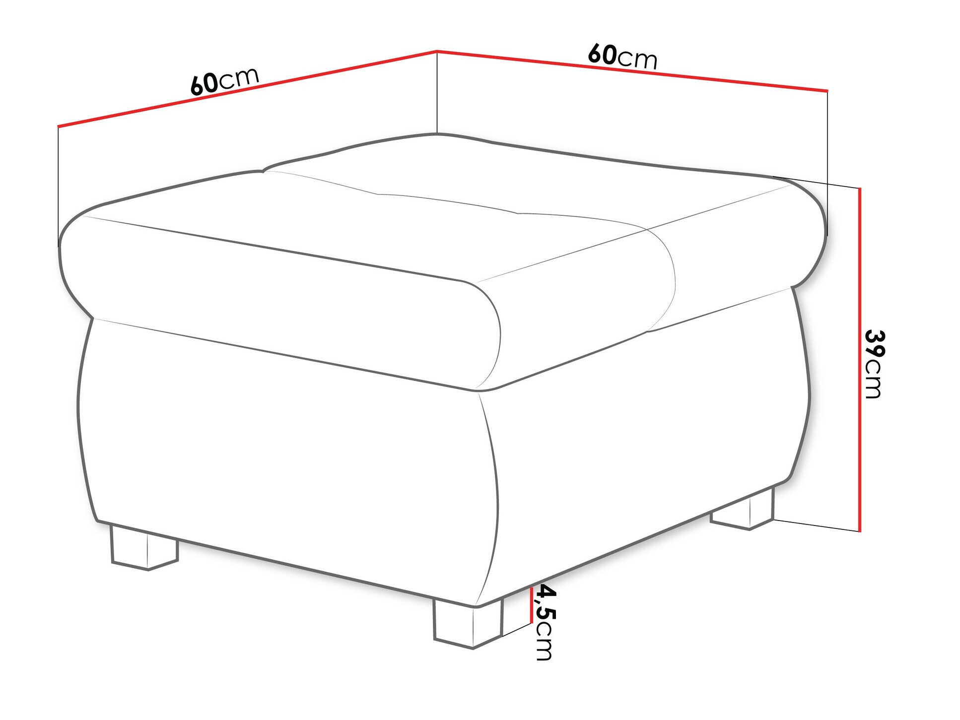 Poef Comfivo 122 (Soft 017 + Soul 17)
