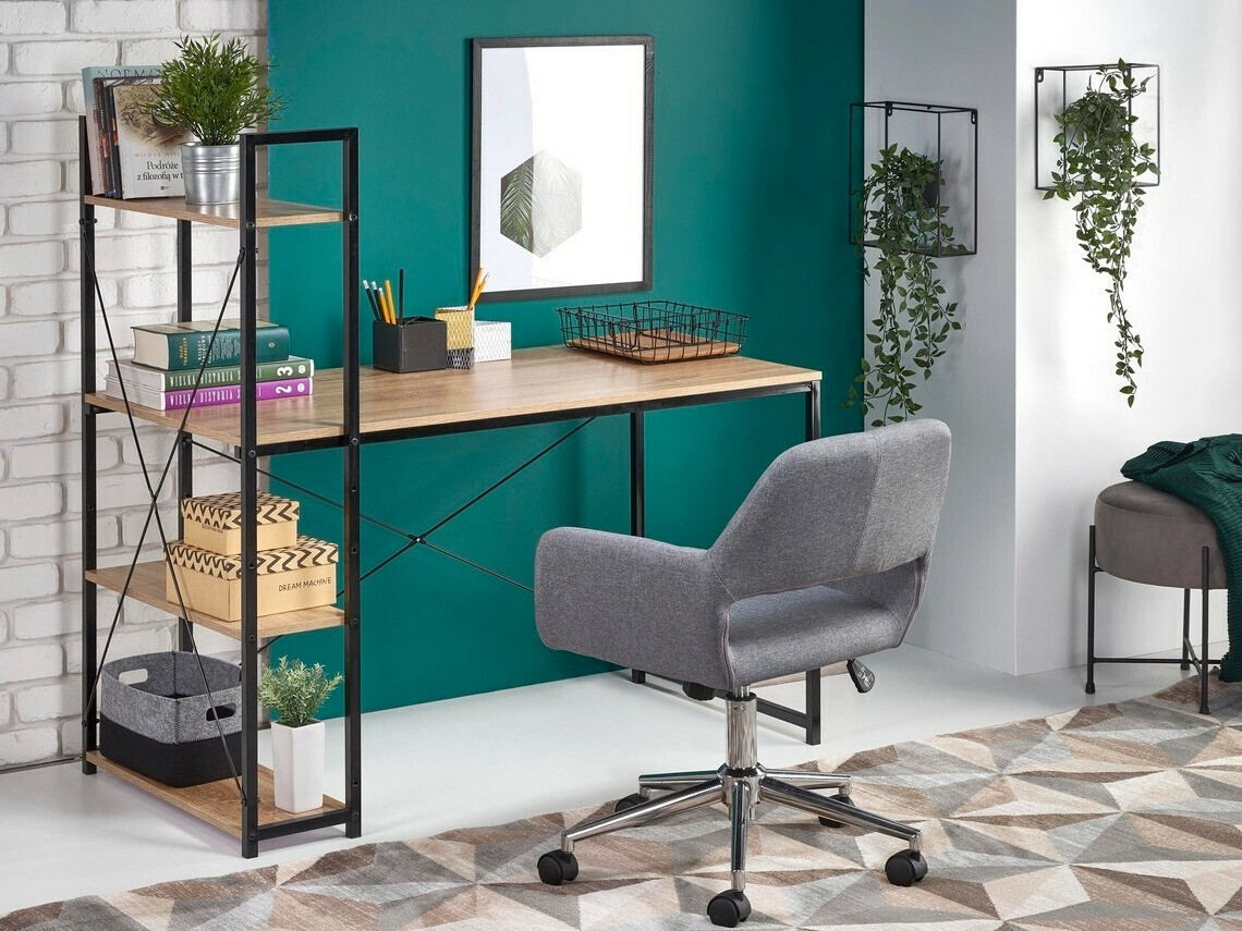 Bureau Houston 1888 (Sonoma eik + Zwart)