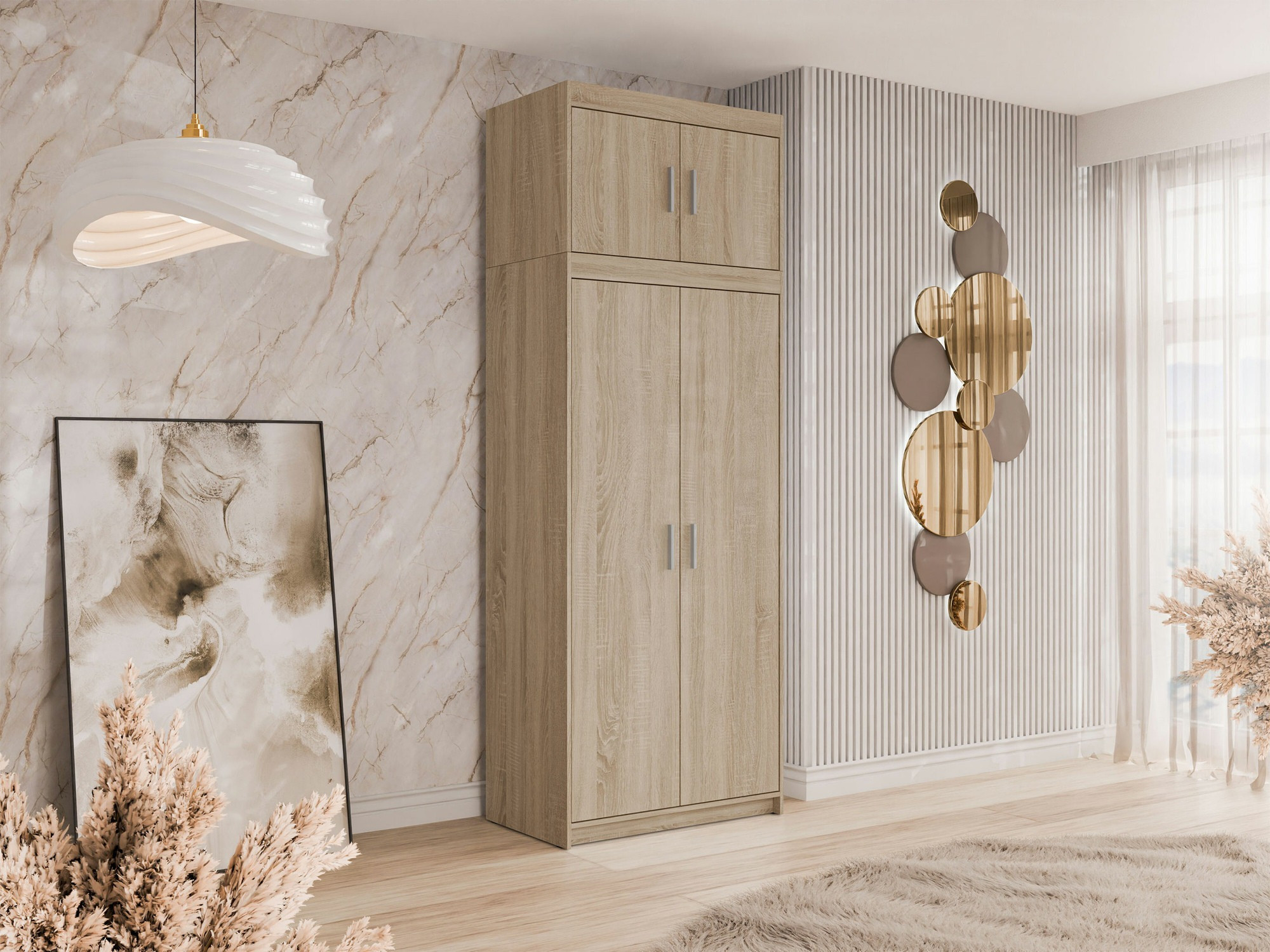 Kledingkast Novduni 103 (Sonoma eik)