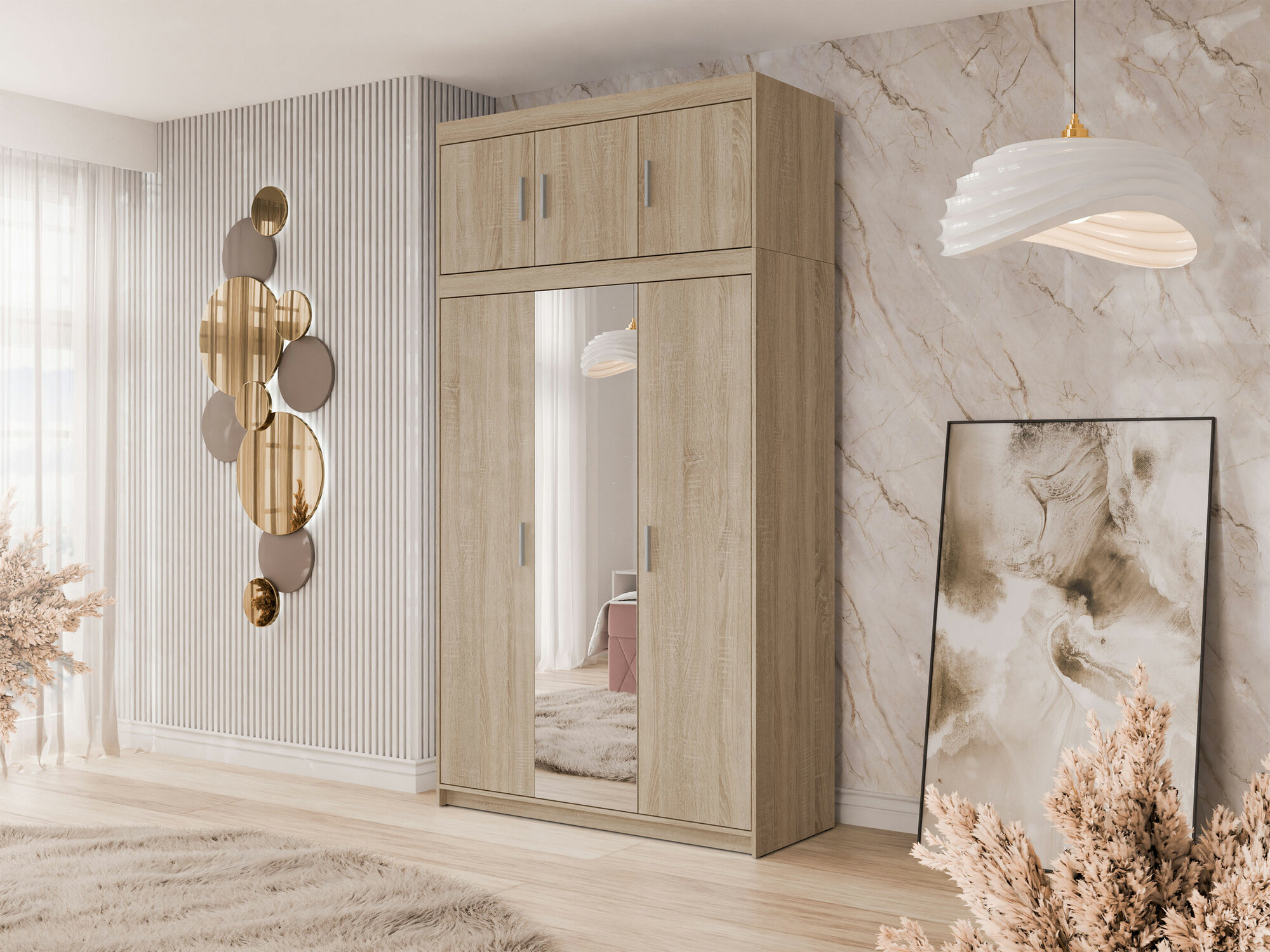 Kledingkast Novduni 105 (Sonoma eik)