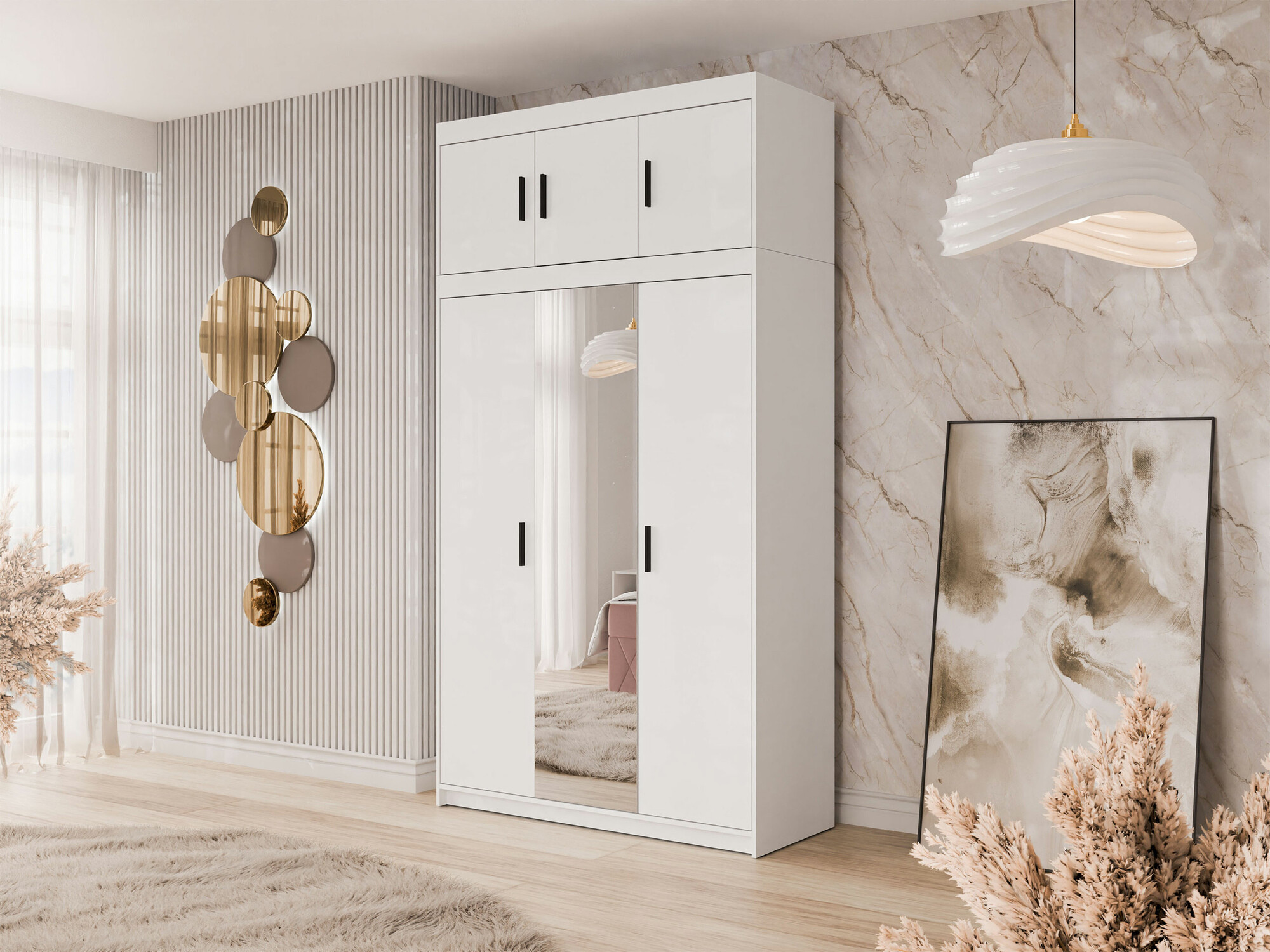 Kledingkast Novduni 105 (Wit)