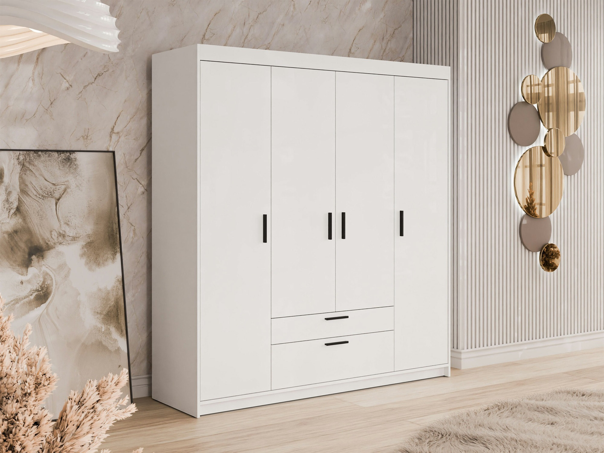 Kledingkast Novduni 107 (Wit)