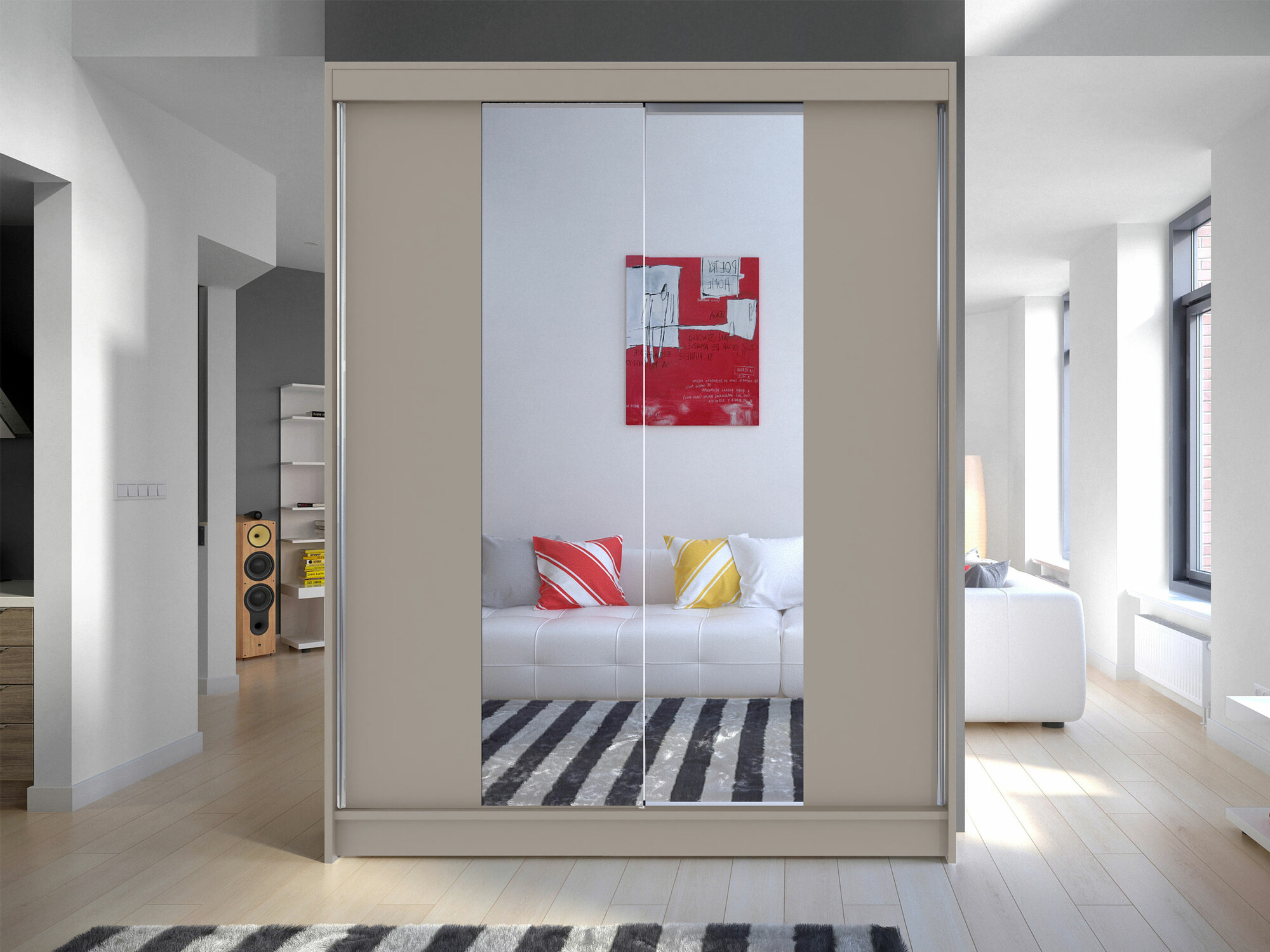 Kledingkast Closico 141 (Kasjmier)