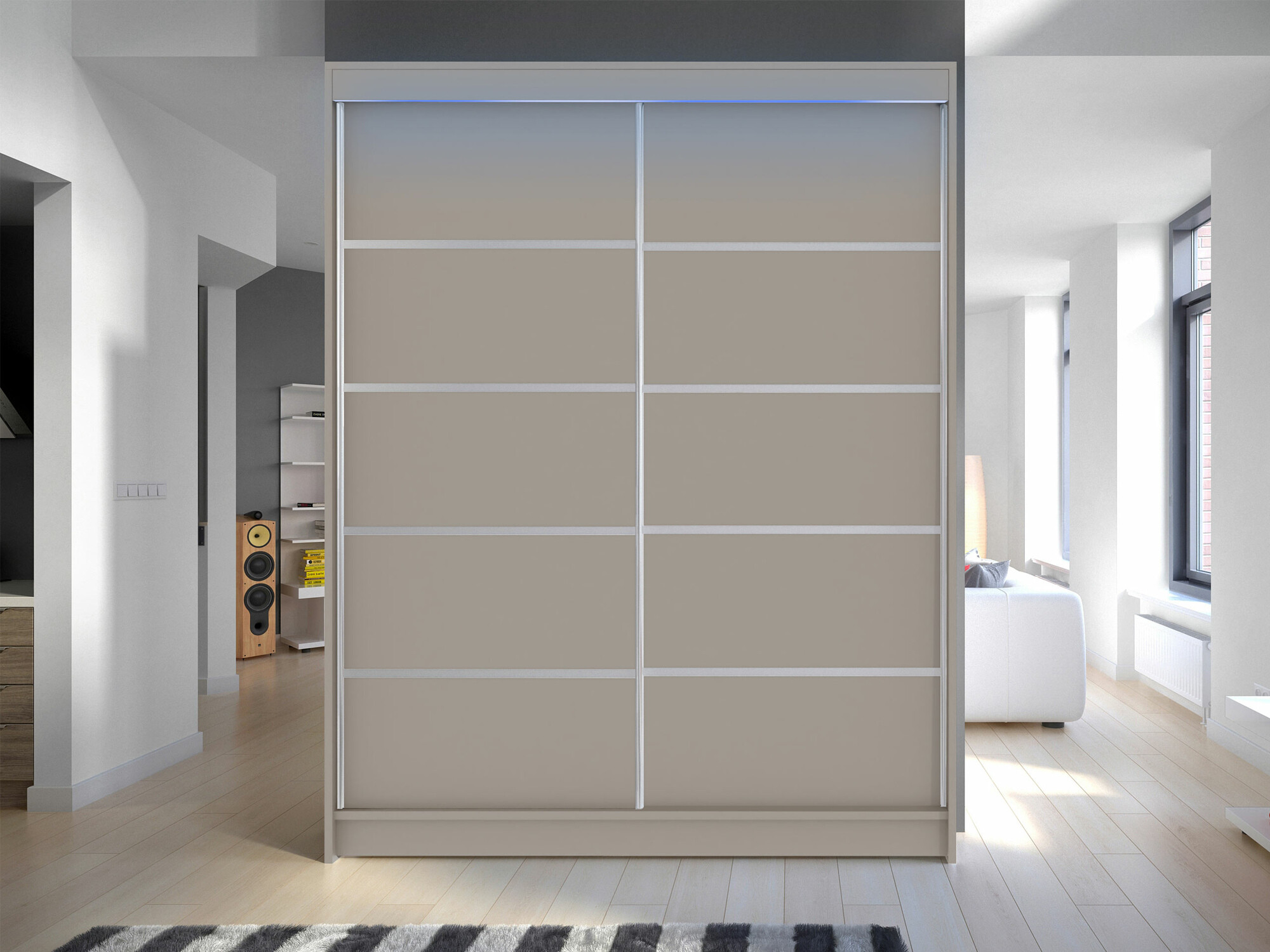 Kledingkast Closico 145 (Kasjmier)