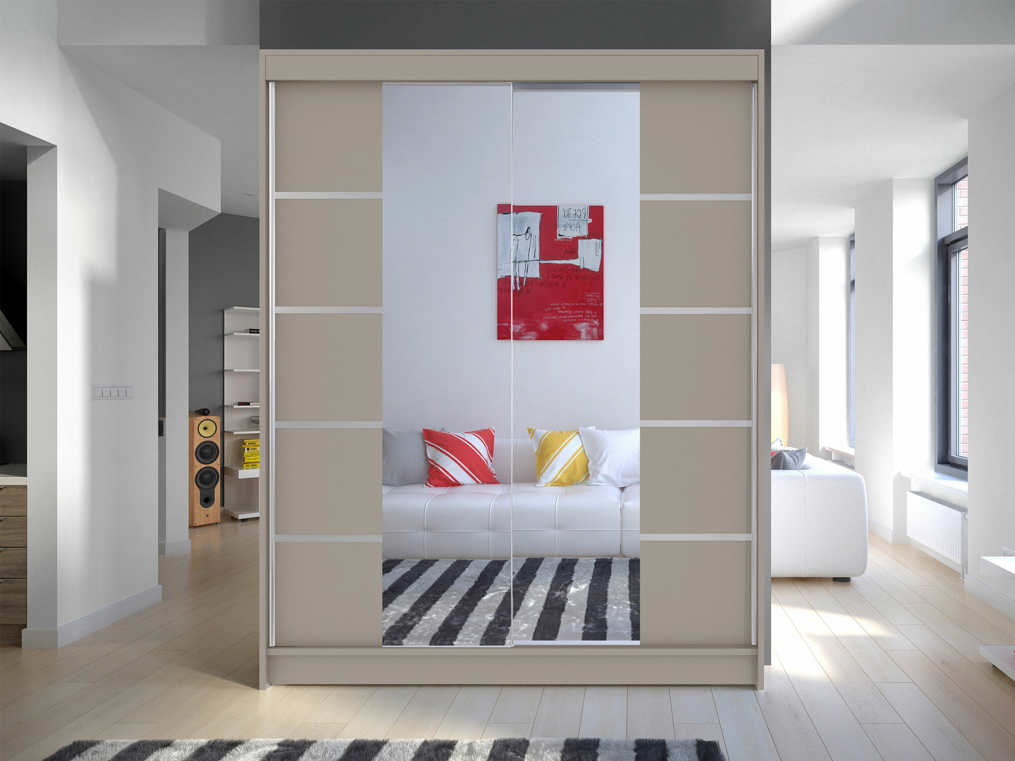 Kledingkast Closico 146 (Kasjmier)