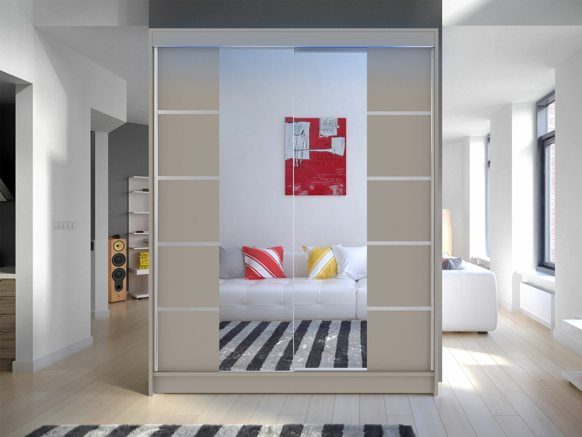 Kledingkast Closico 146 (Kasjmier)