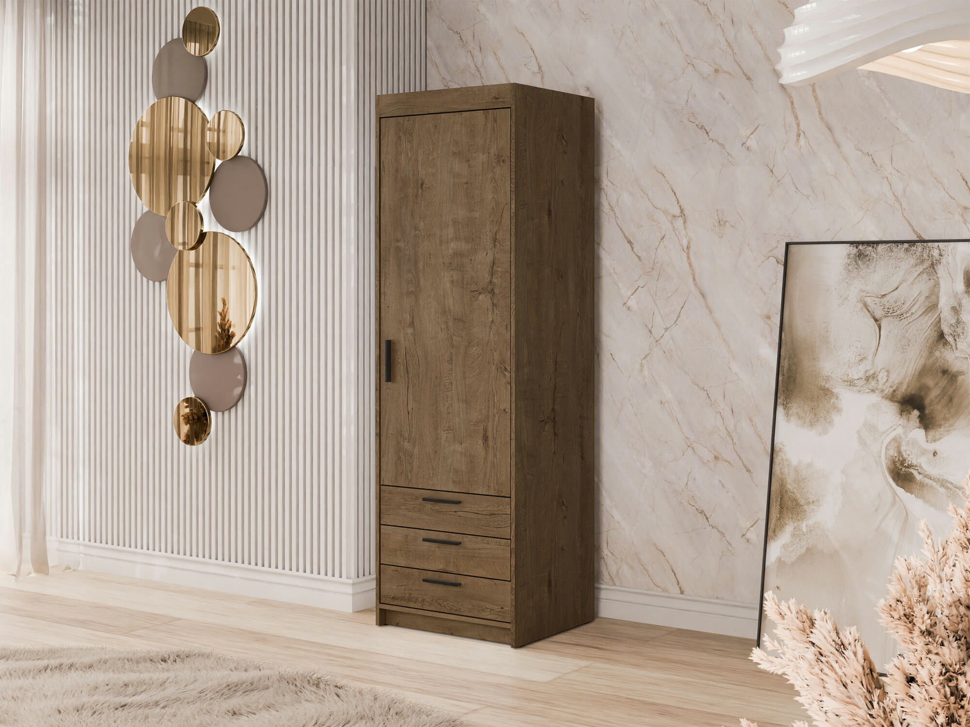 Boekenkast Novduni 110 (Lefkas eik)