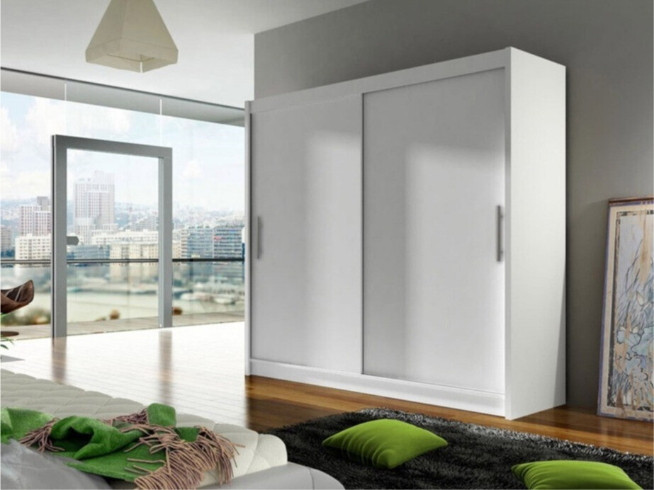 Kledingkast Closico 100 (Wit)