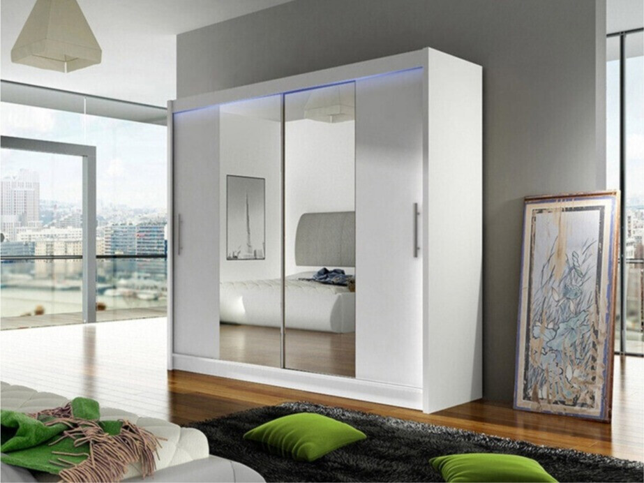 Kledingkast Closico 123 (Wit)