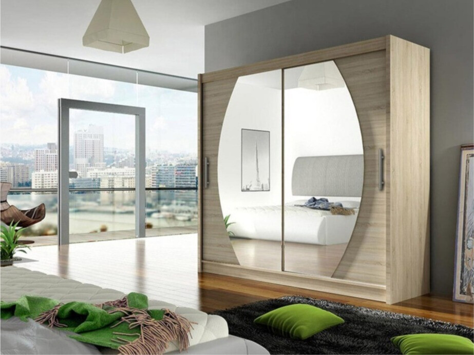 Kledingkast Closico Pallor IV (Sonoma eik)