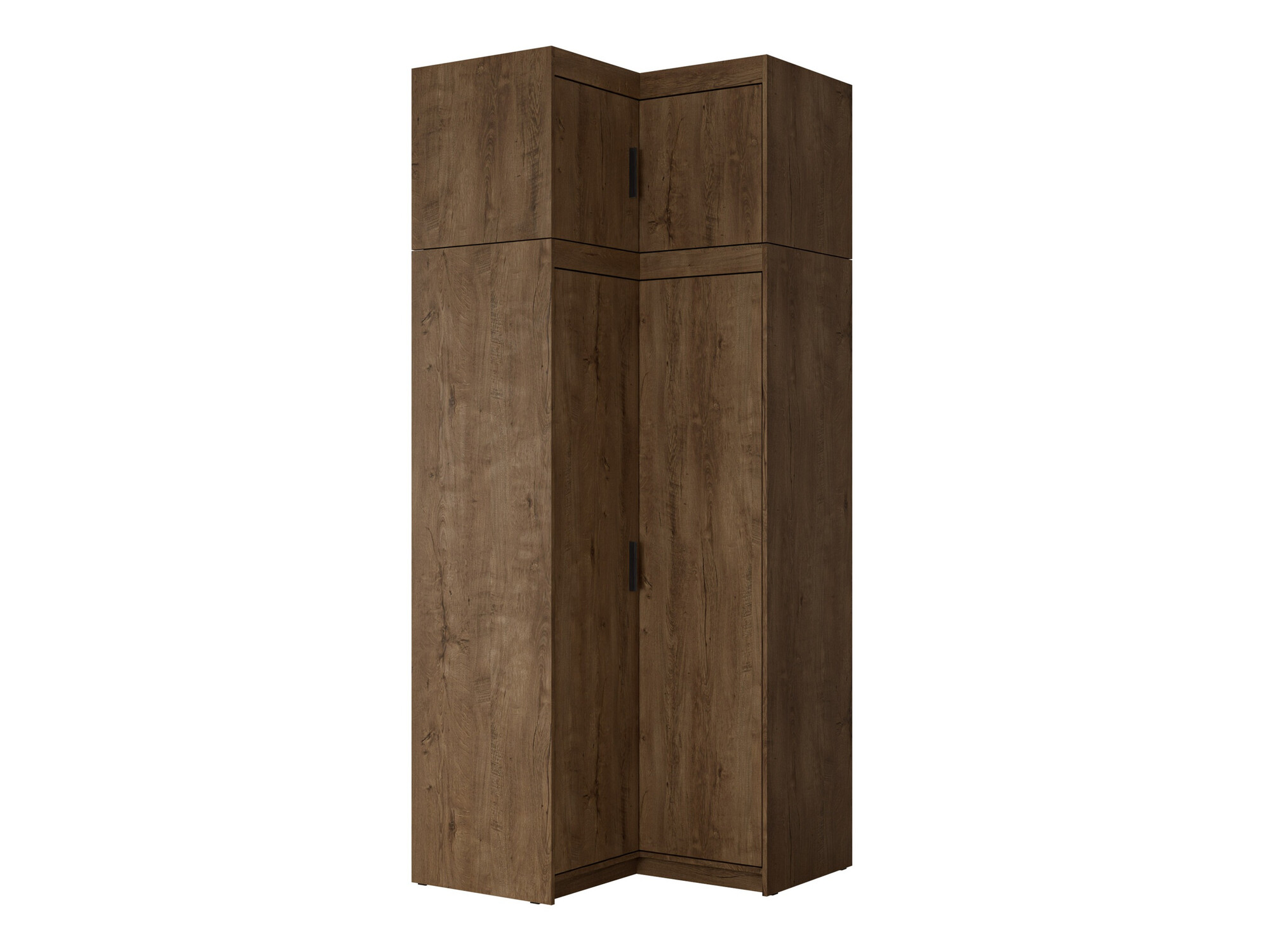 Hoekkledingkast Novduni 121 (Lefkas eik)