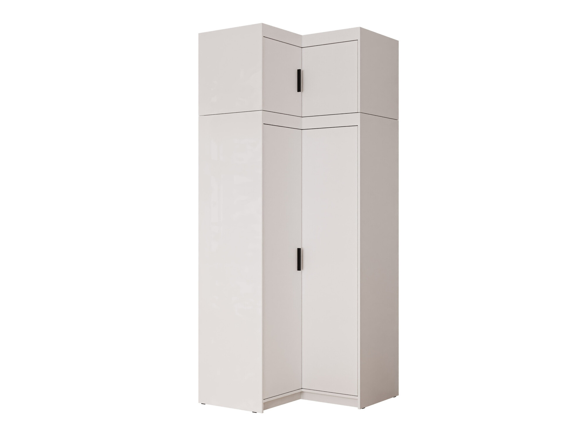 Hoekkledingkast Novduni 121 (Wit)