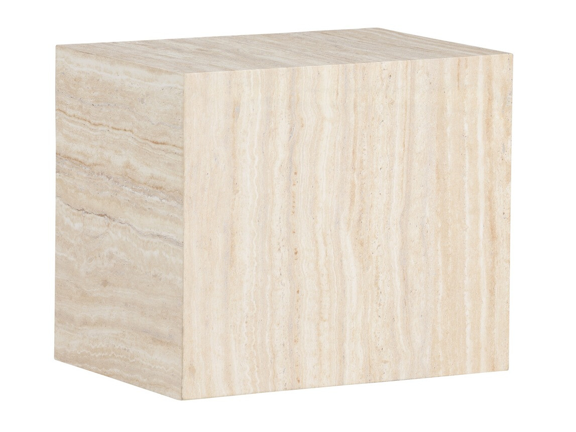 Bijzettafel Dallas 5005 (Licht Travertine)