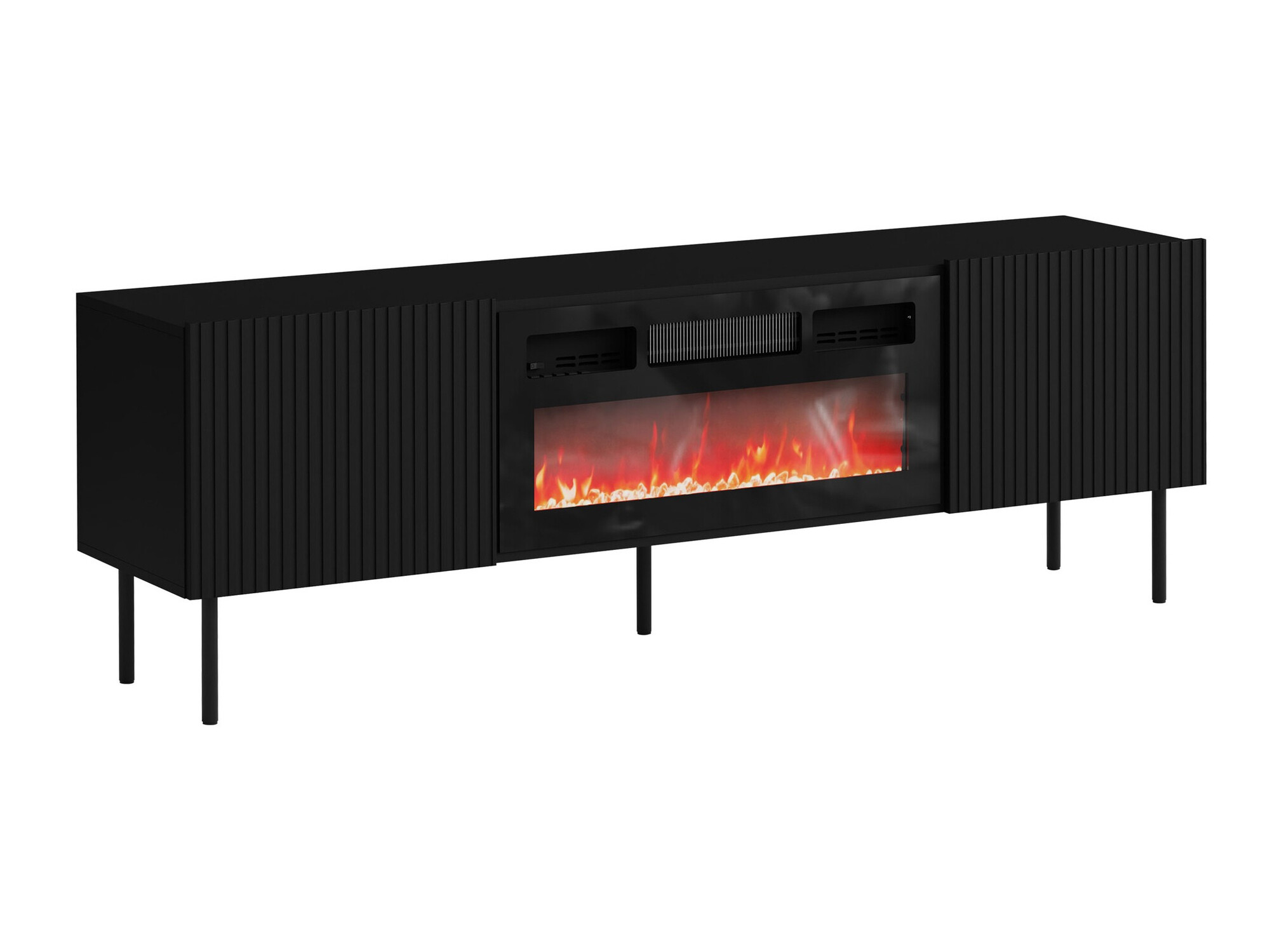 TV-meubel Charlotte 210 (Zwart)