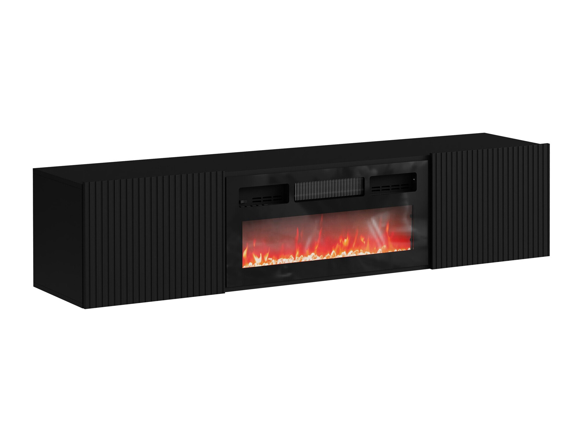 TV-meubel Charlotte 210 (Zwart)