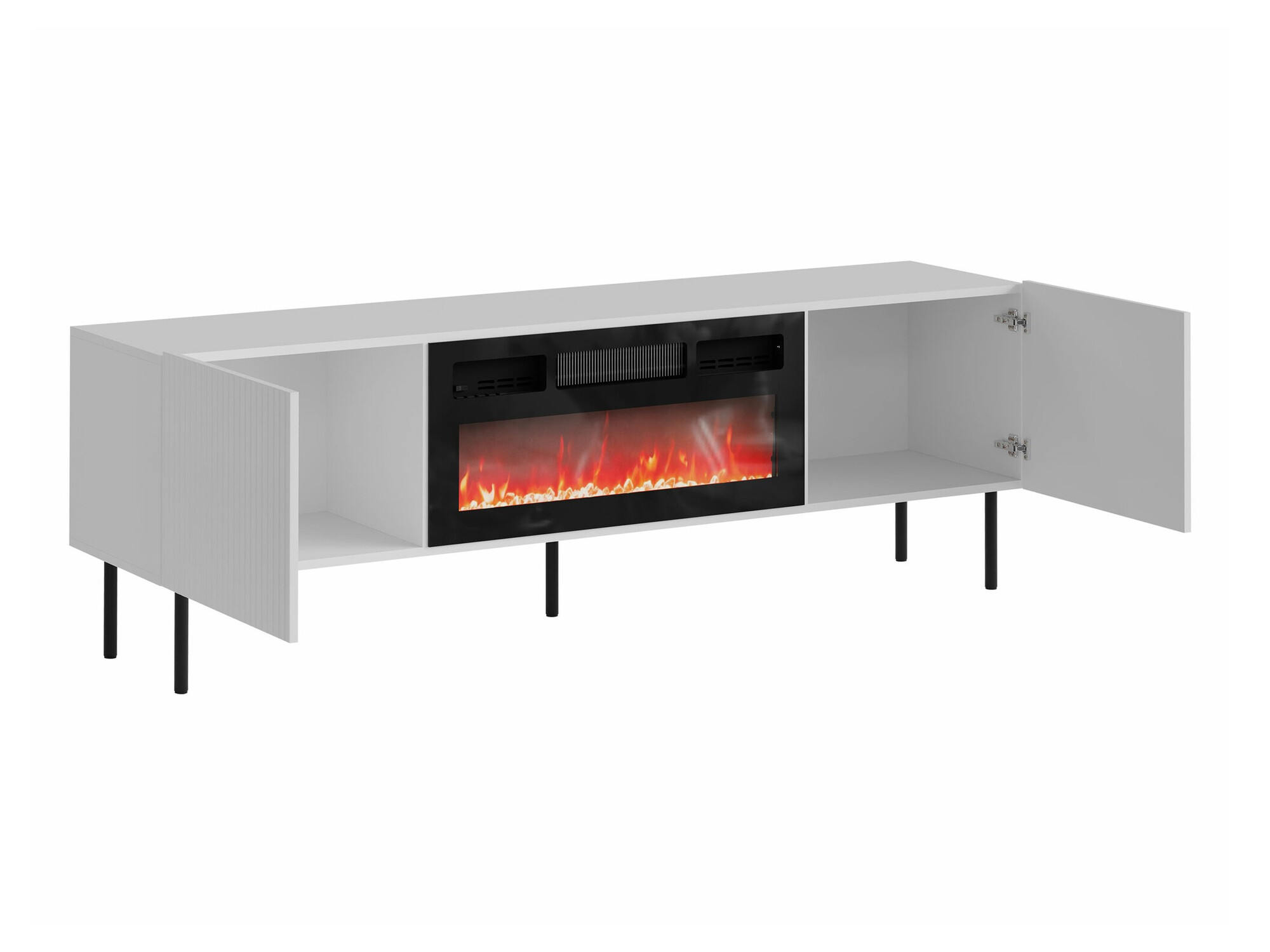 TV-meubel Charlotte 210 (Zwart)