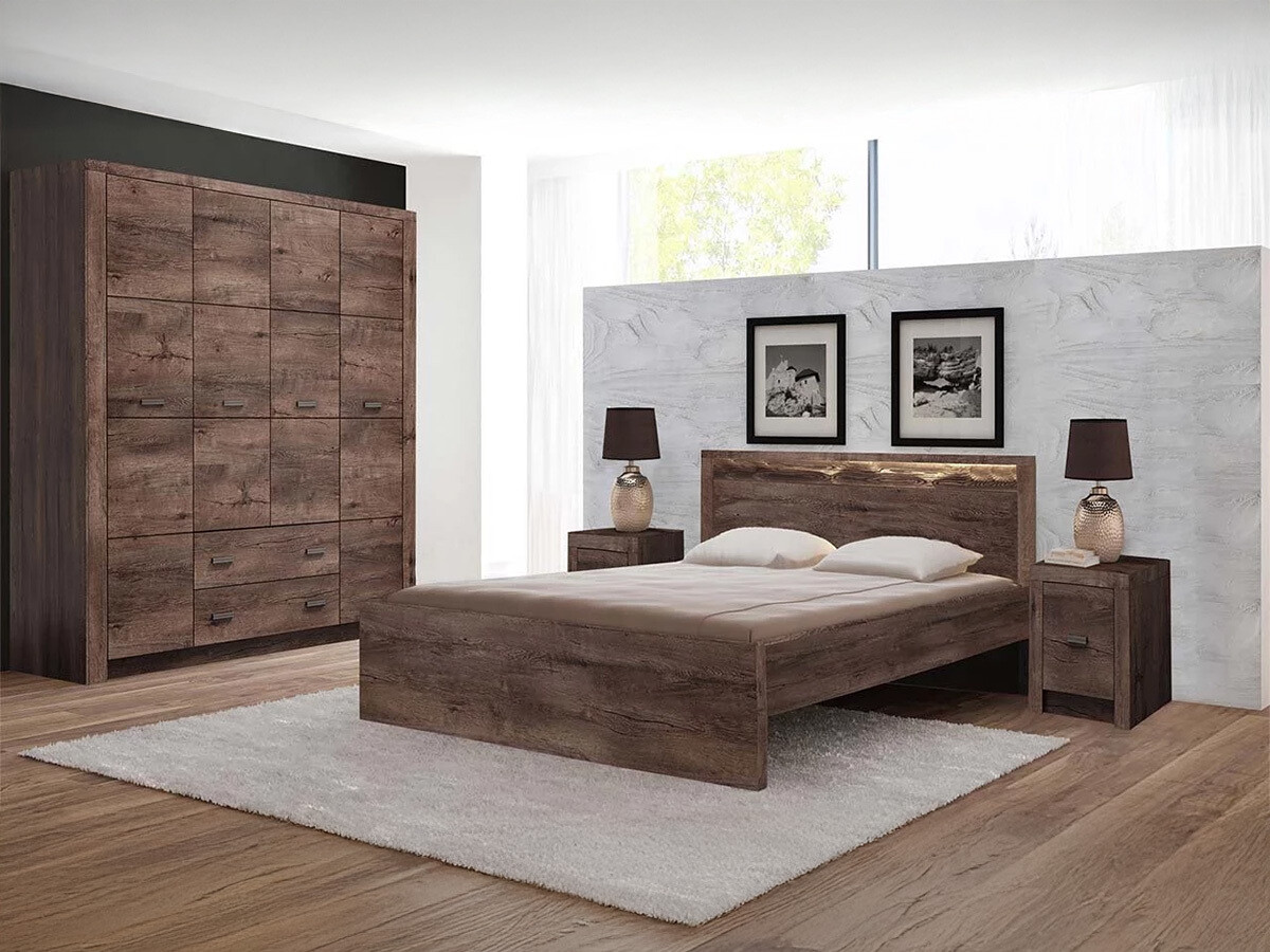 Bed Serfeno 117 (Donker essen)