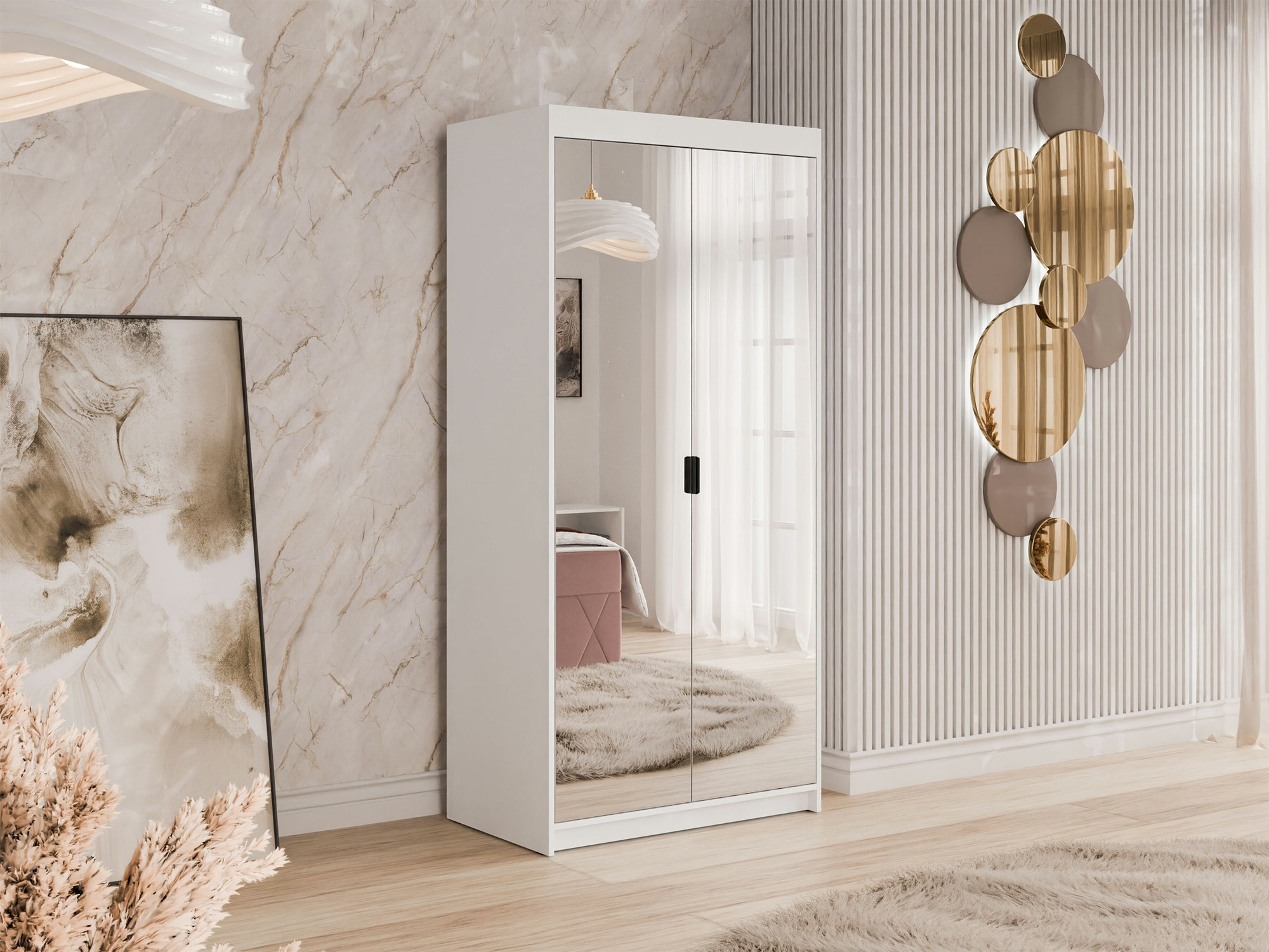 Kledingkast Novduni 114 (Wit)