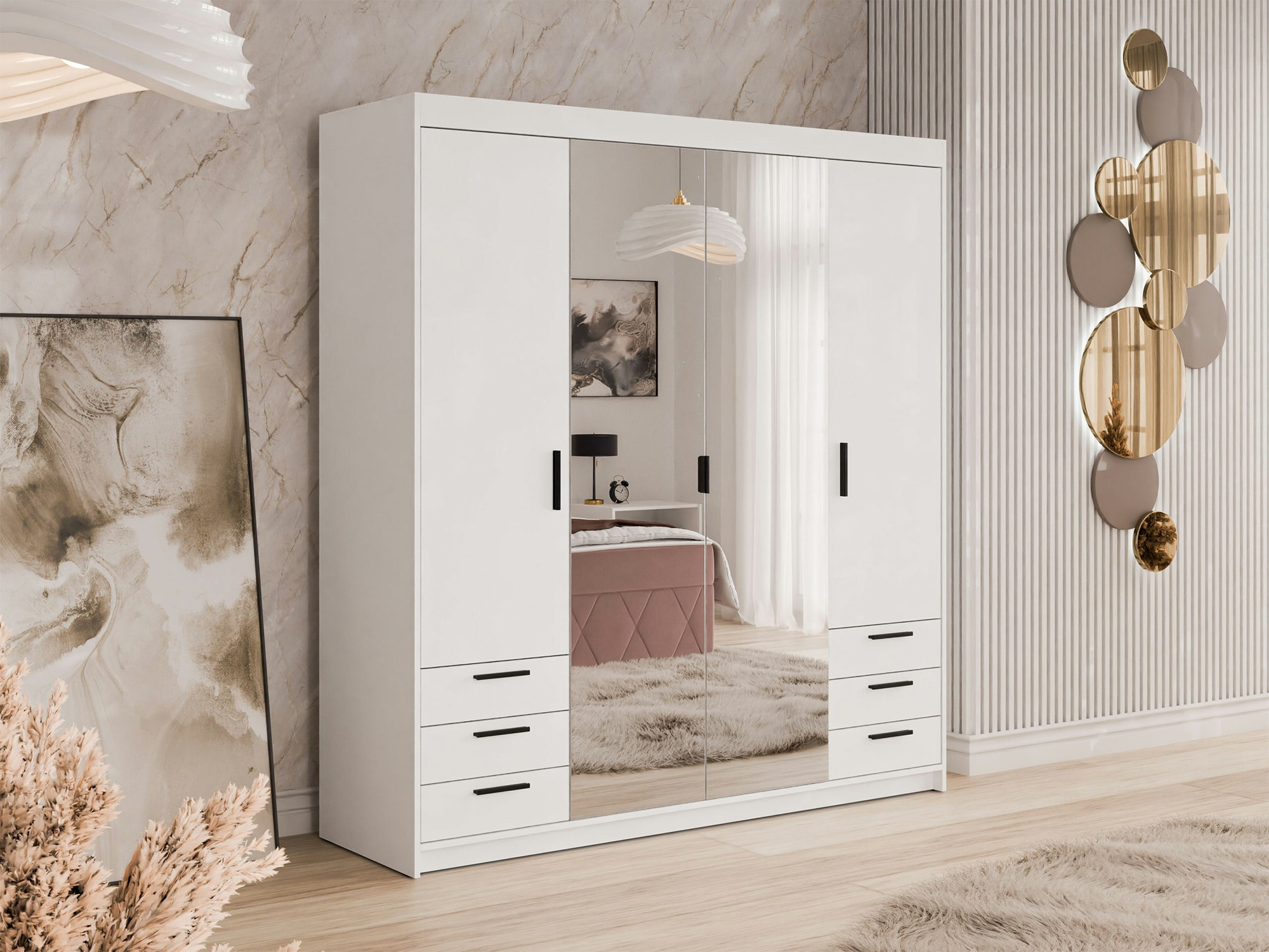 Kledingkast Novduni 115 (Wit)