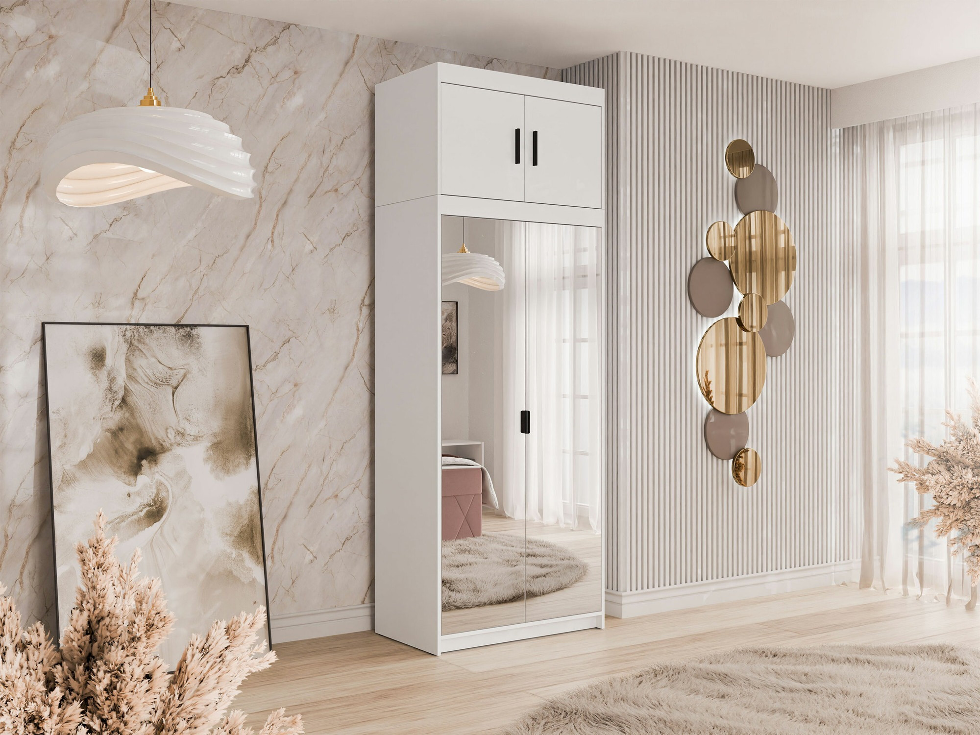 Kledingkast Novduni 119 (Wit)